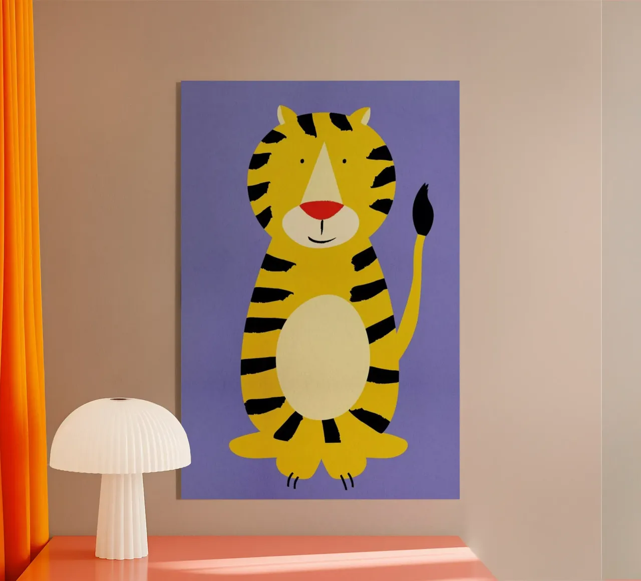 Friendly Tiger plexiglass da Little Flourishes