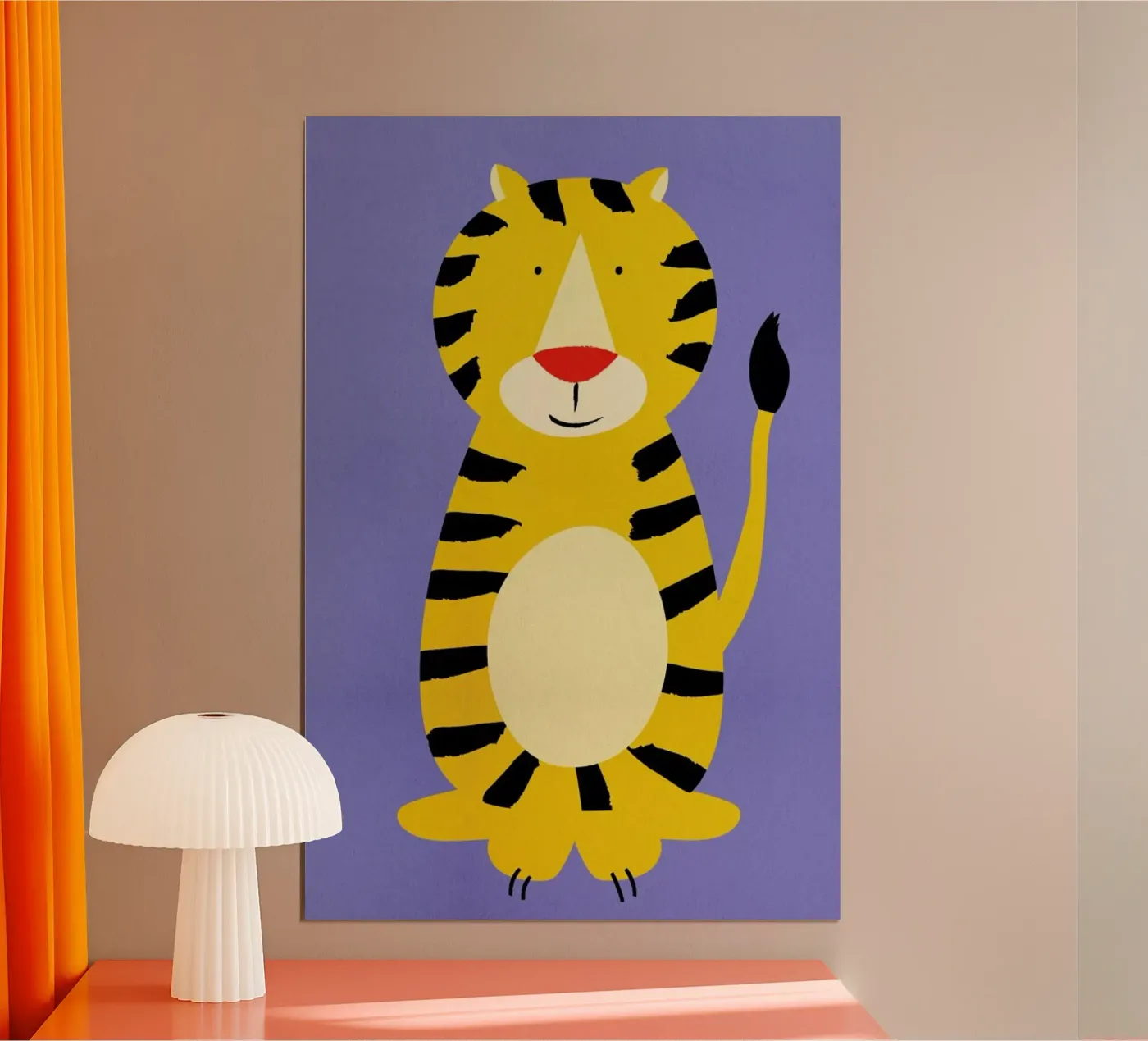 Friendly Tiger poster da Little Flourishes