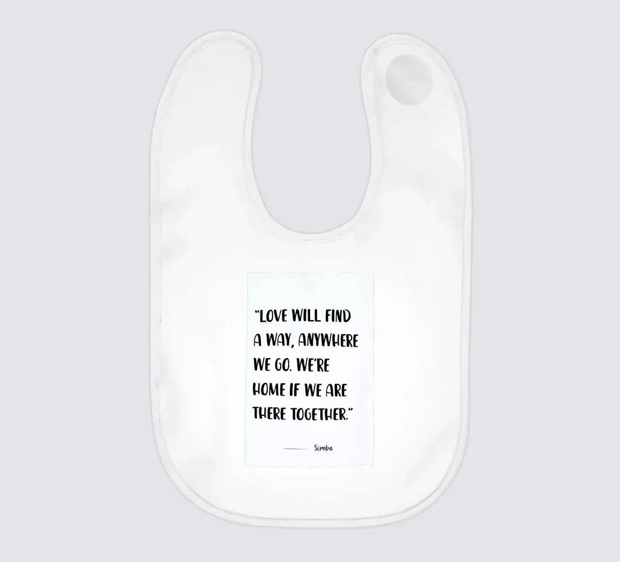 Believe in Yourself bavaglino da Little Flourishes