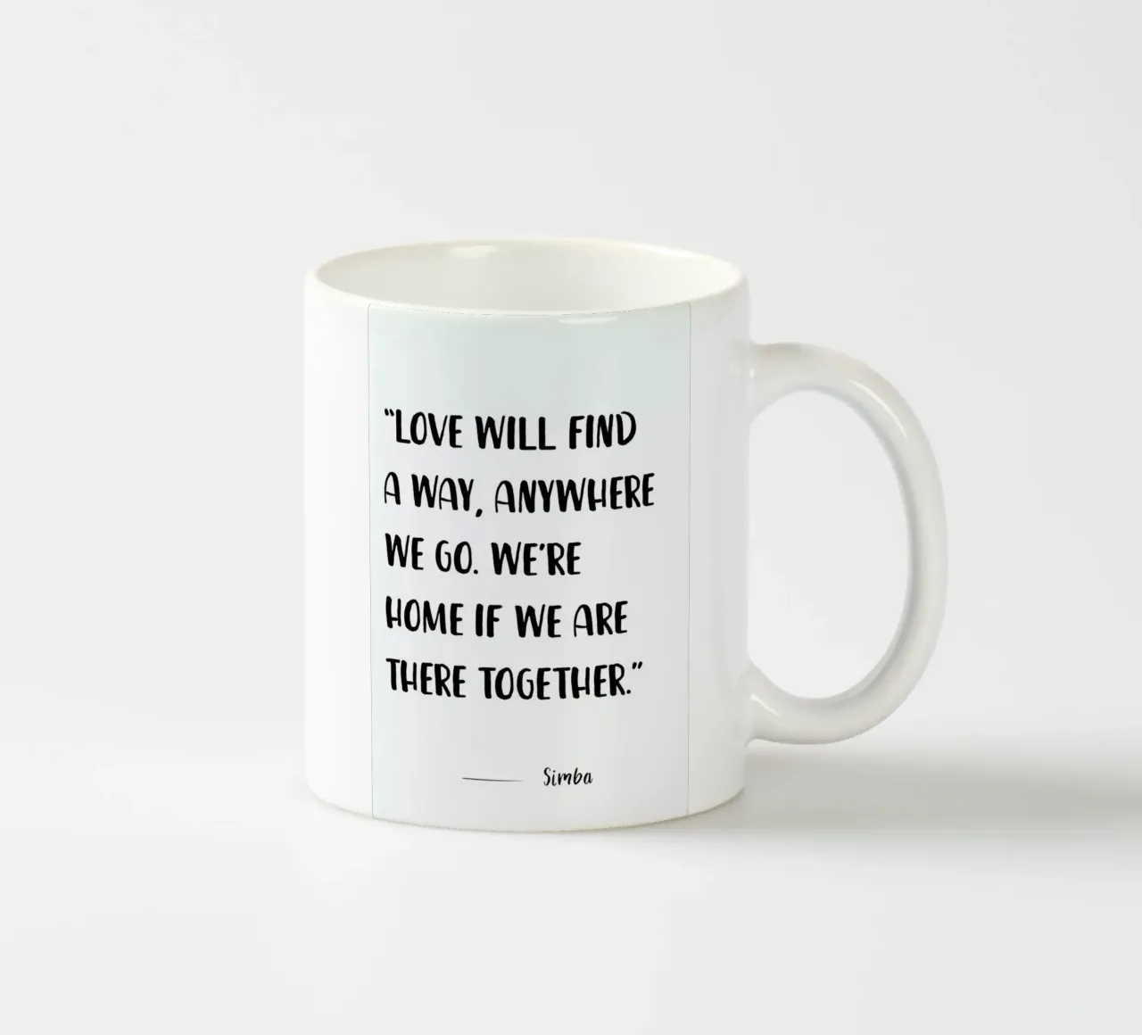 Believe in Yourself tazza in ceramica da Little Flourishes
