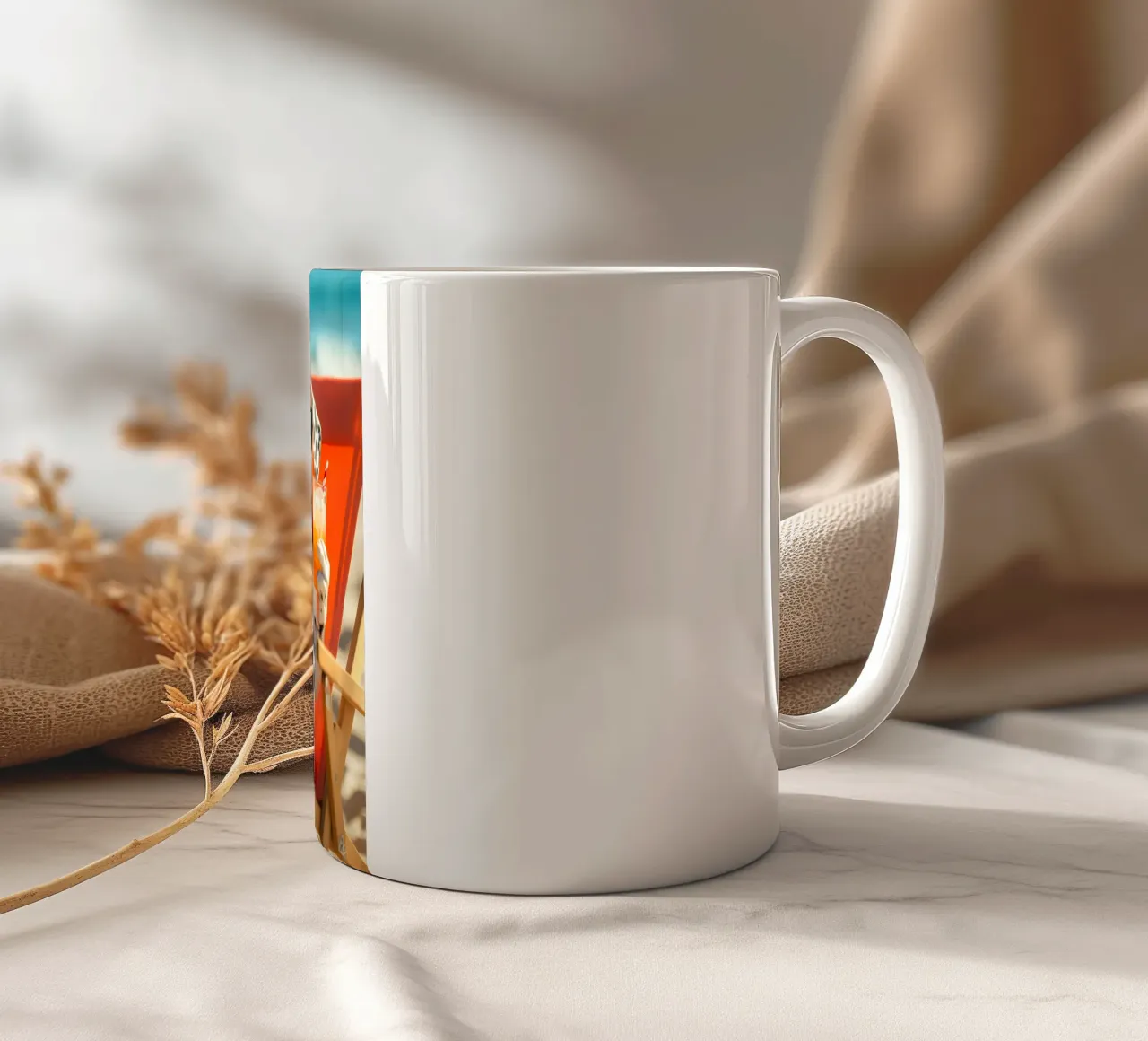 Cane forte tazza in ceramica da M-Ulrich-Digital Art