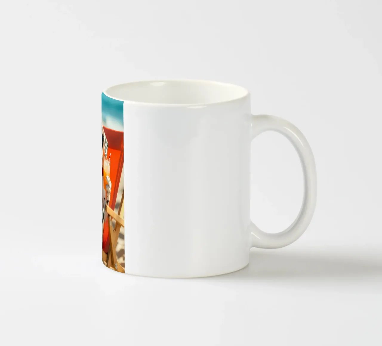 Cane forte tazza in ceramica da M-Ulrich-Digital Art