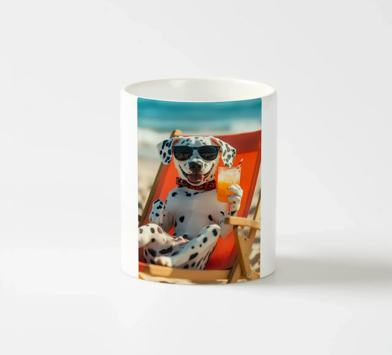 Cane forte tazza in ceramica da M-Ulrich-Digital Art