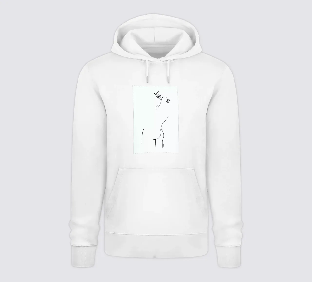 Back Yourself felpa con cappuccio da Ninhol