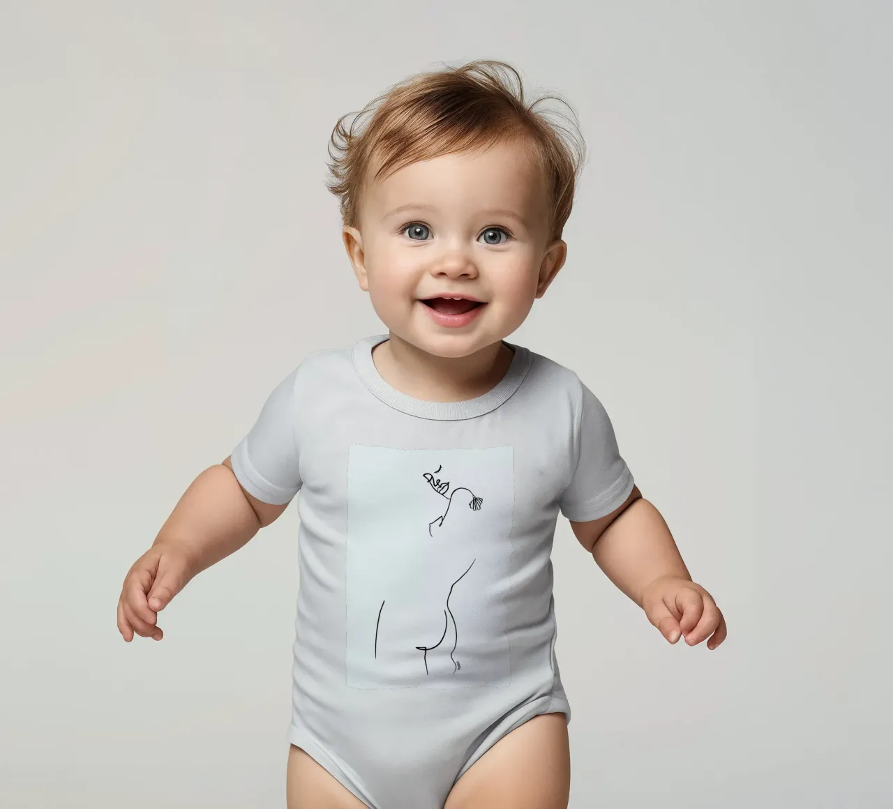 Back Yourself body bébé de Ninhol