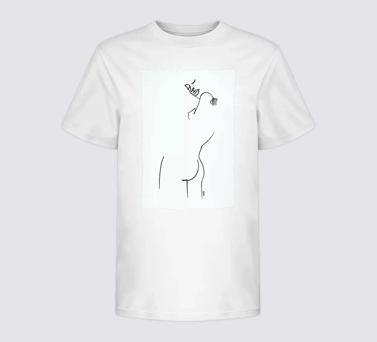 Back Yourself kinder t-shirt van Ninhol