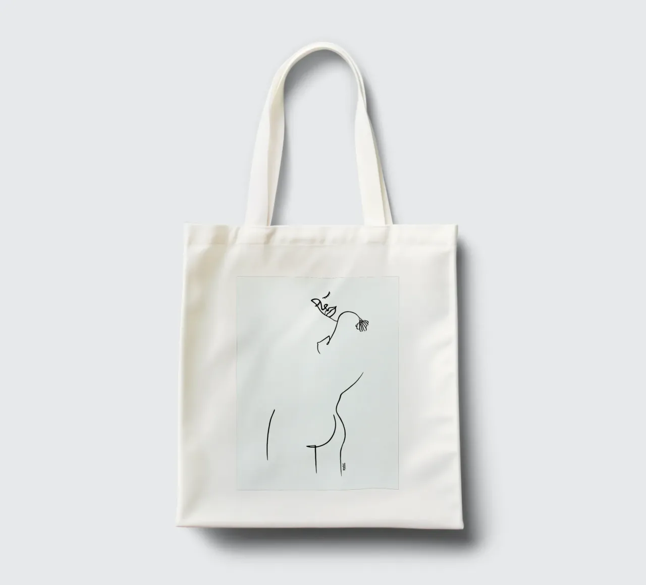 Back Yourself borsa in juta da Ninhol