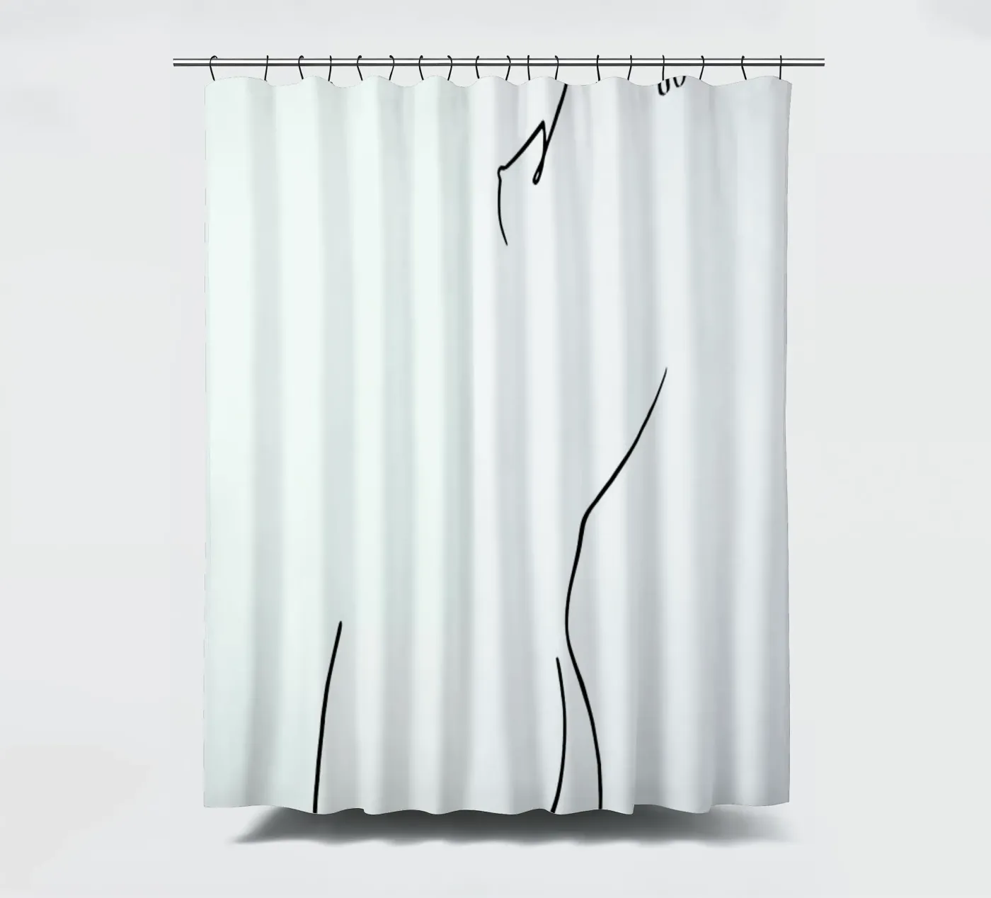 Back Yourself Duschvorhang von Ninhol