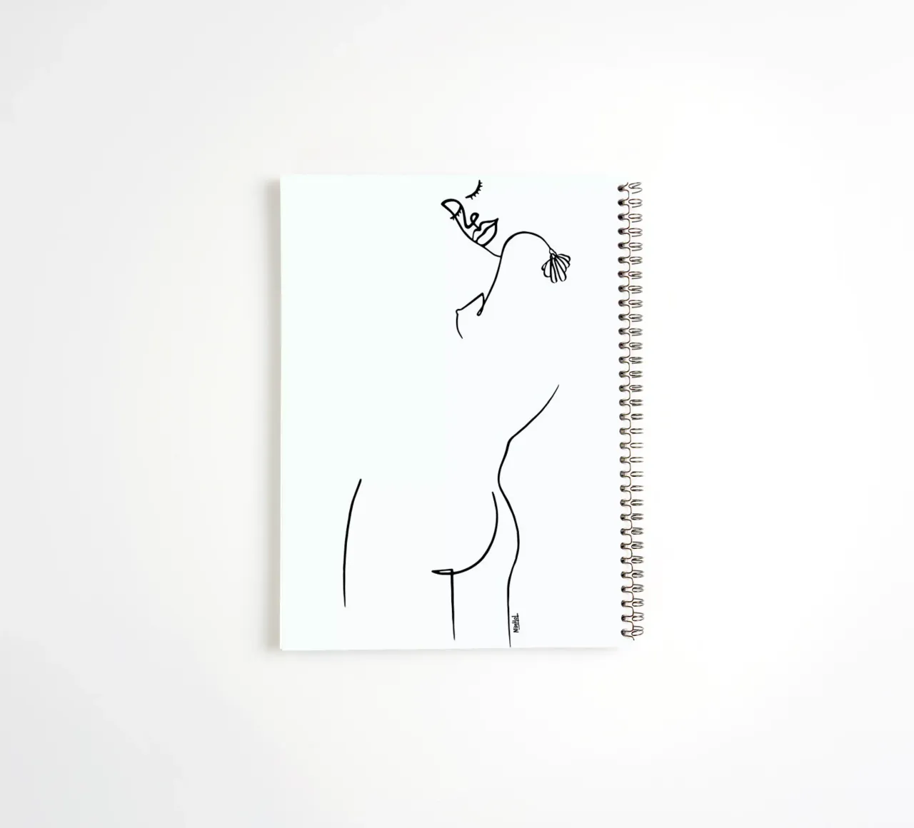 Back Yourself spiral notebook by Ninhol