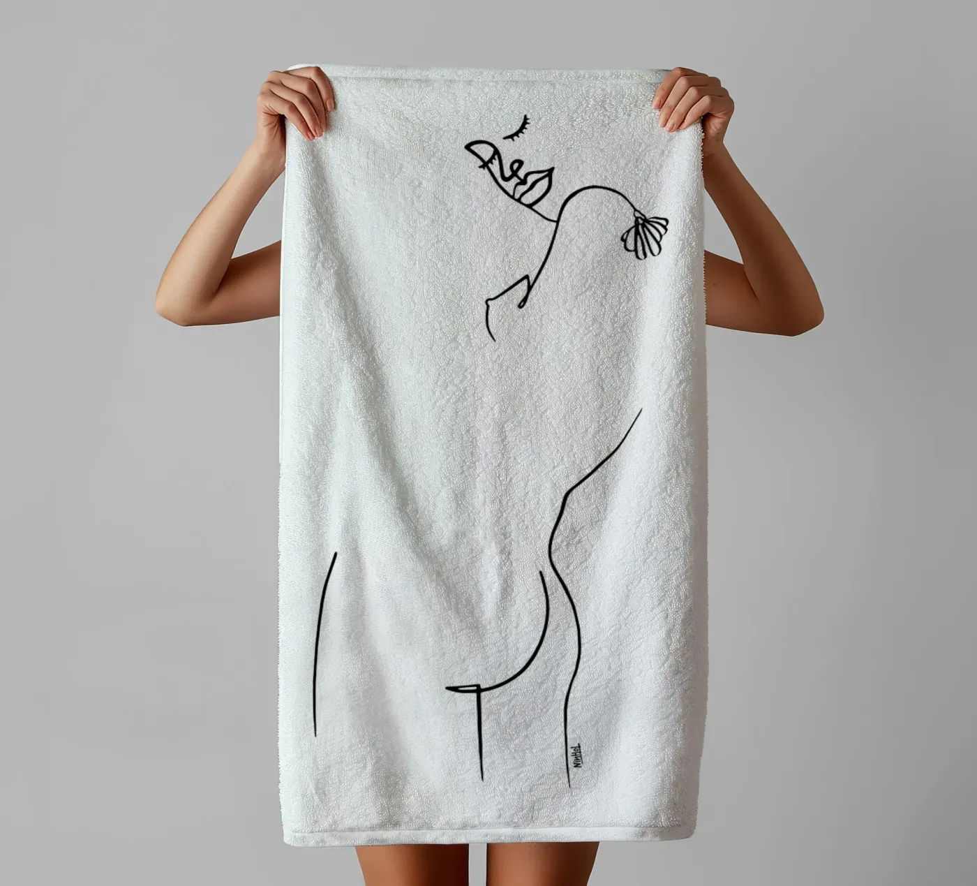 Back Yourself badhanddoek van Ninhol