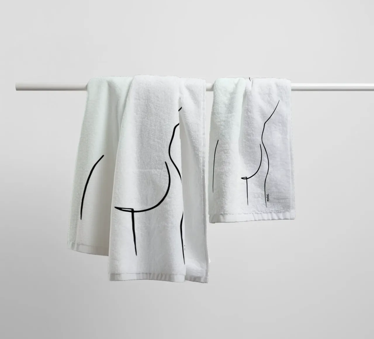 Back Yourself asciugamano da bagno da Ninhol