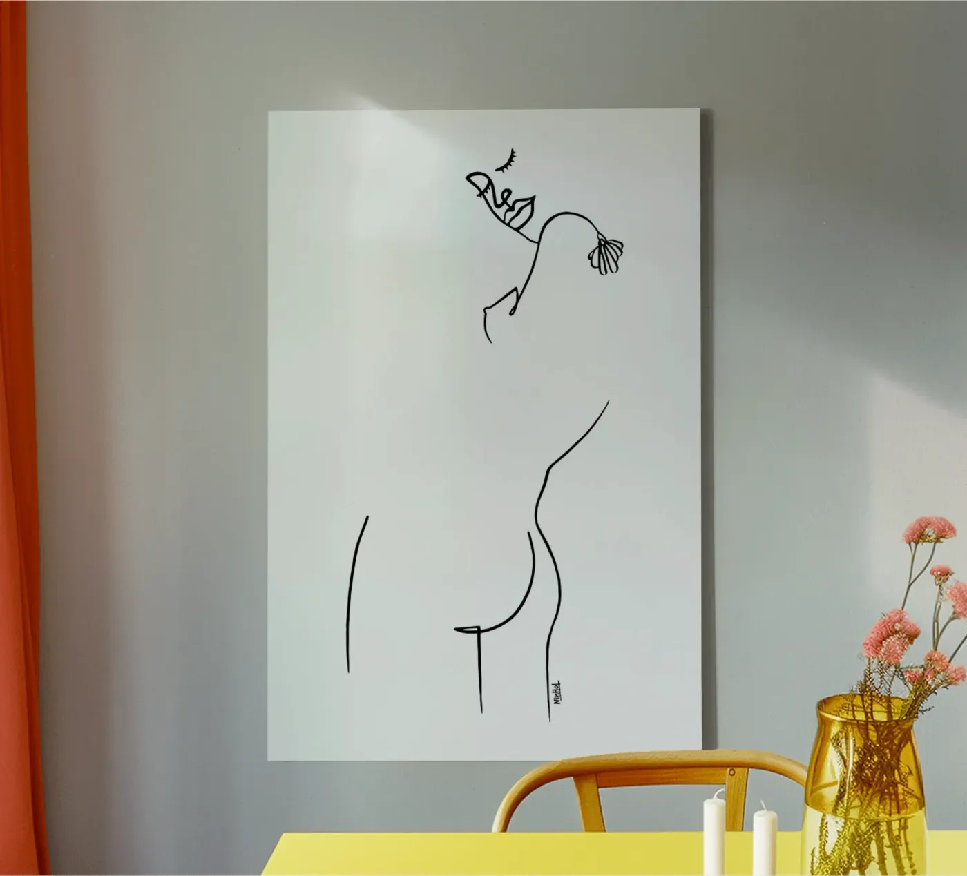 Back Yourself Leinwand von Ninhol