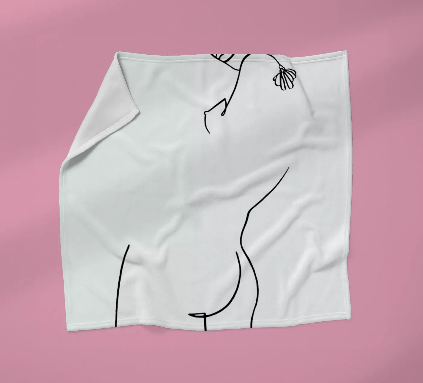 Back Yourself fleece blanket by Ninhol