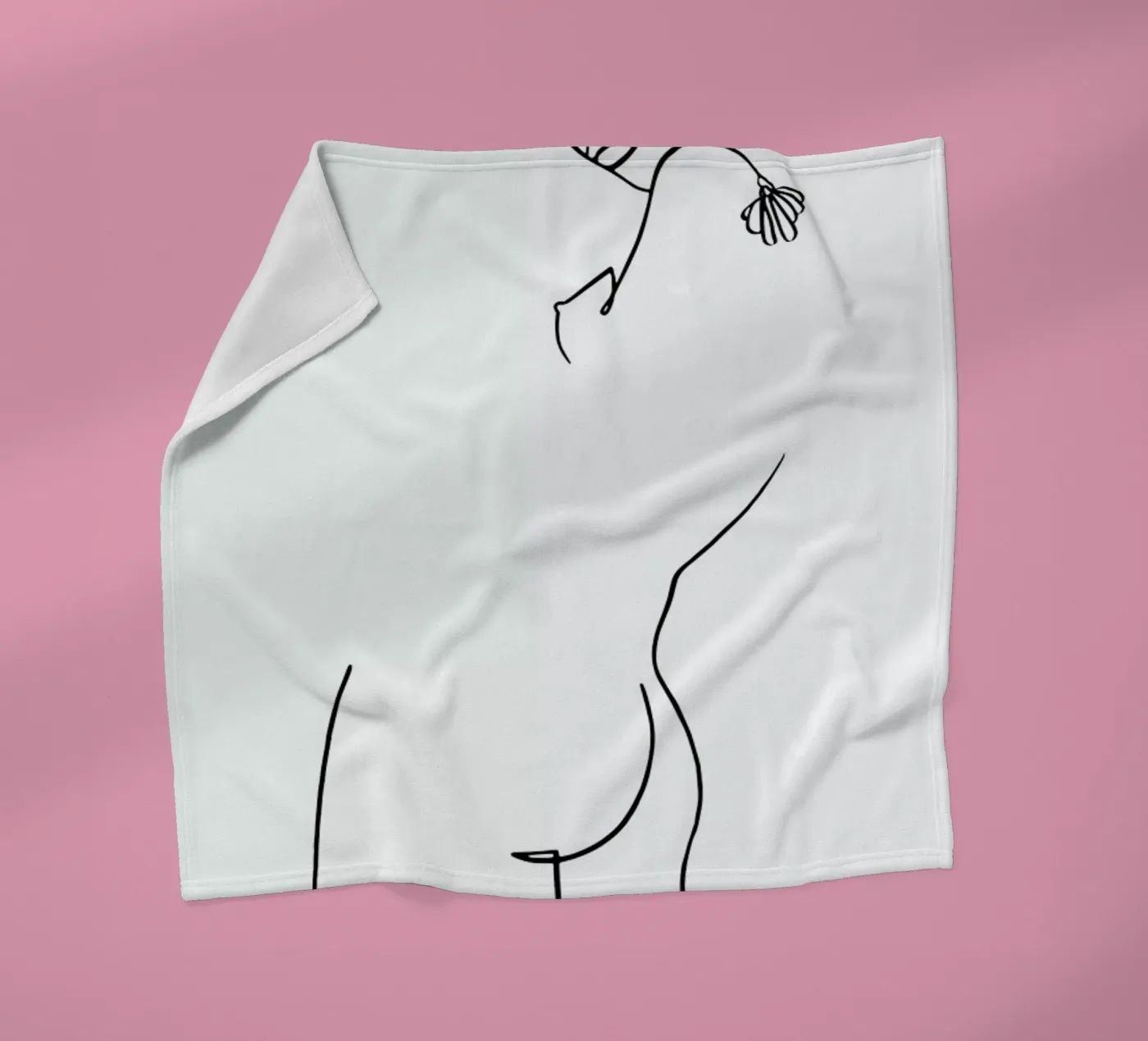 Back Yourself fleece blanket by Ninhol