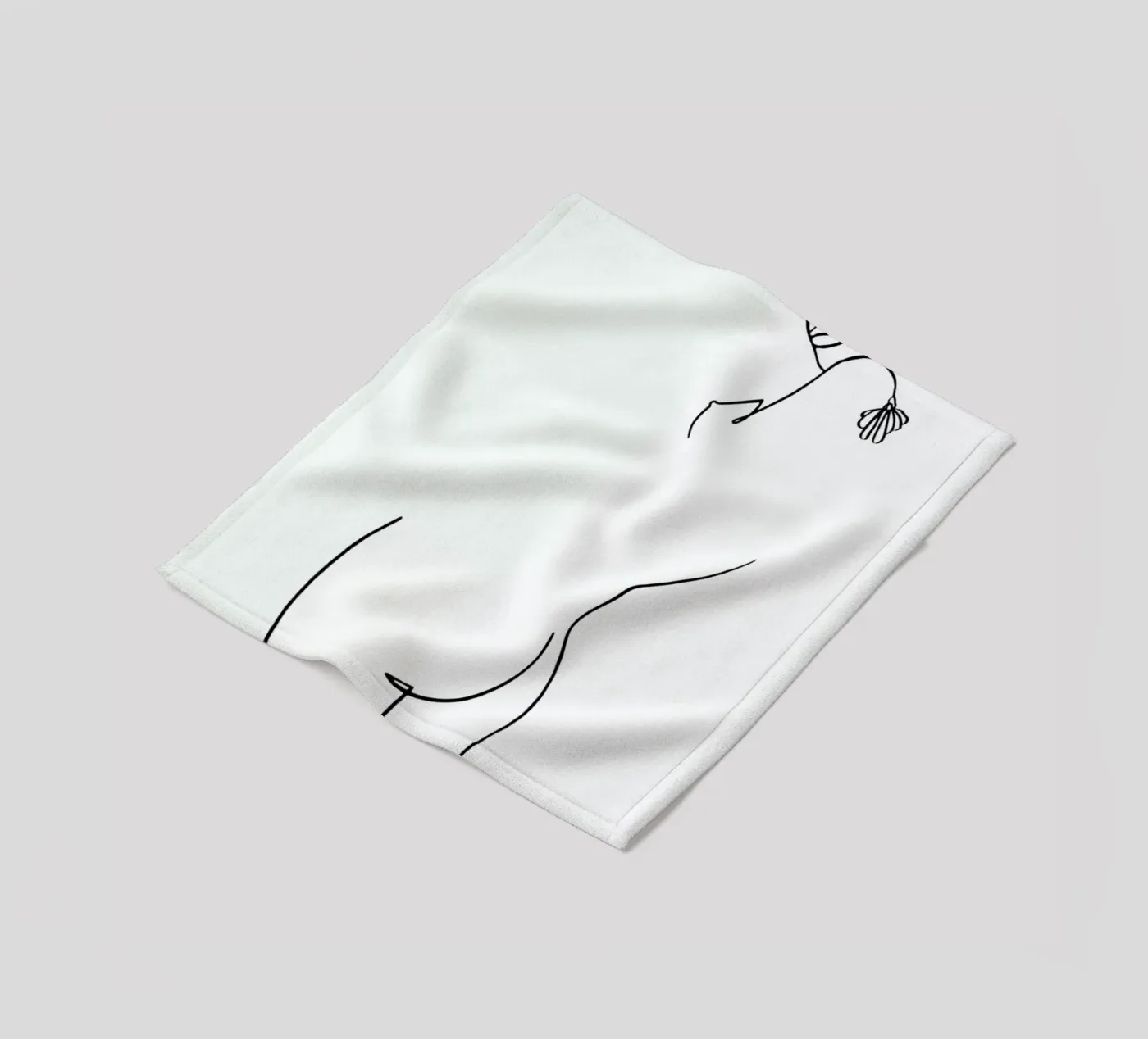 Back Yourself fleece blanket by Ninhol
