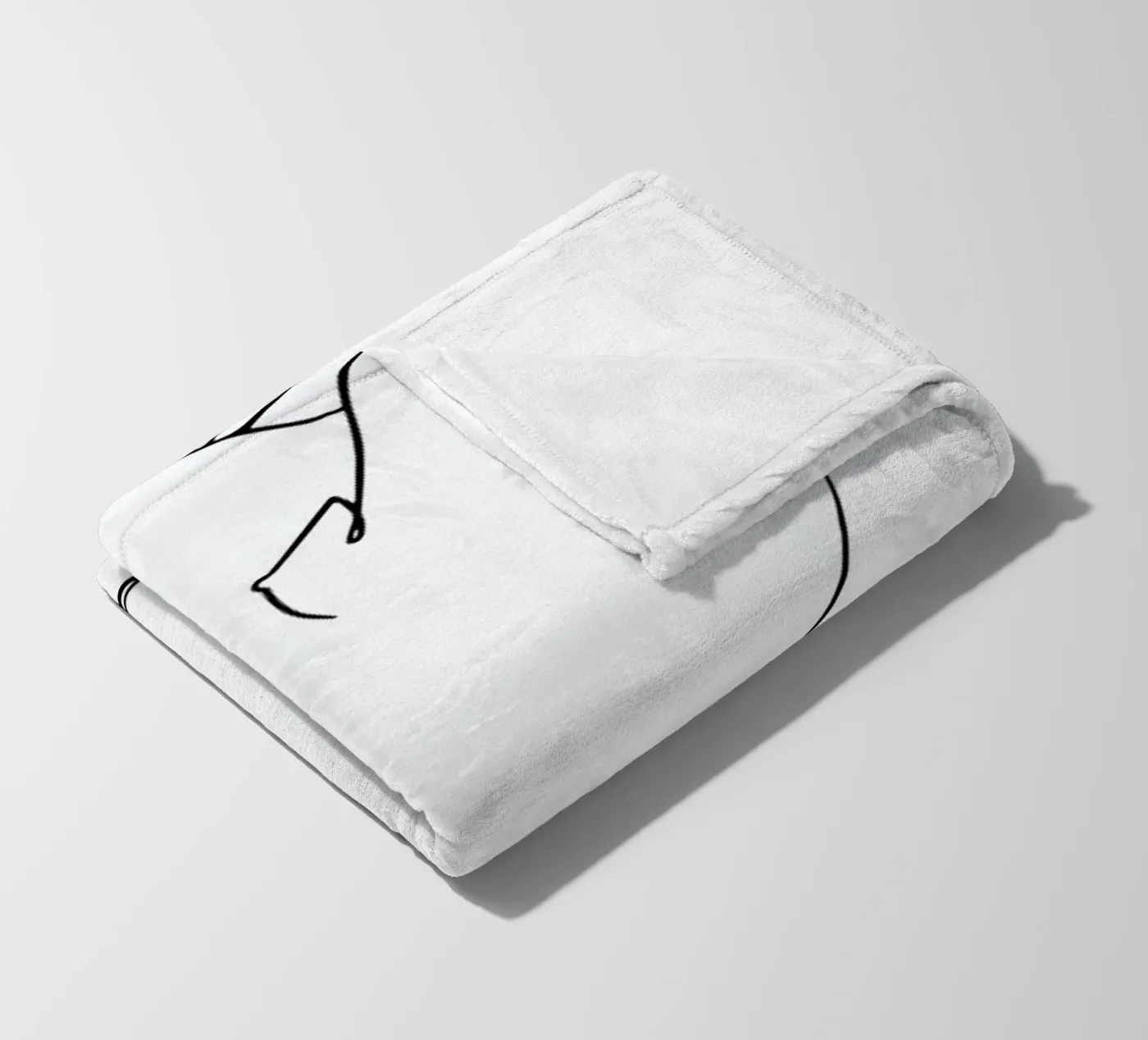 Back Yourself fleece blanket by Ninhol