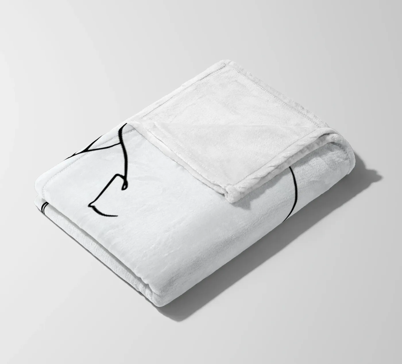 Back Yourself fleece blanket by Ninhol