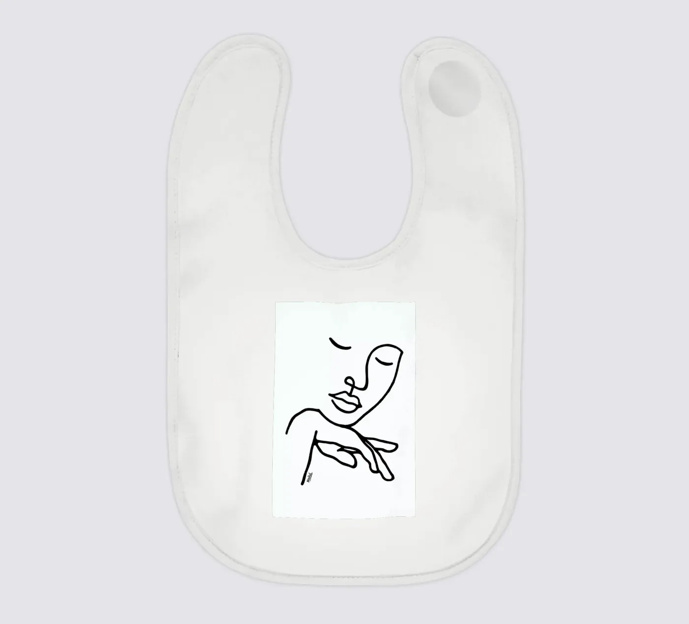 Calm Down baby bib by Ninhol
