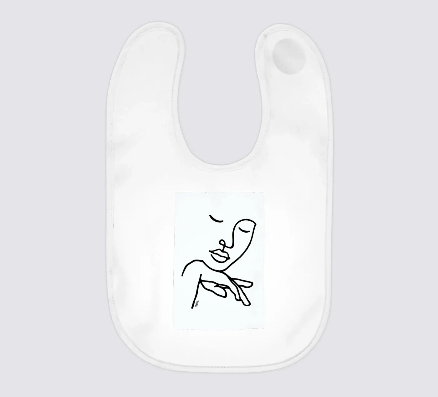 Calm Down baby bib by Ninhol