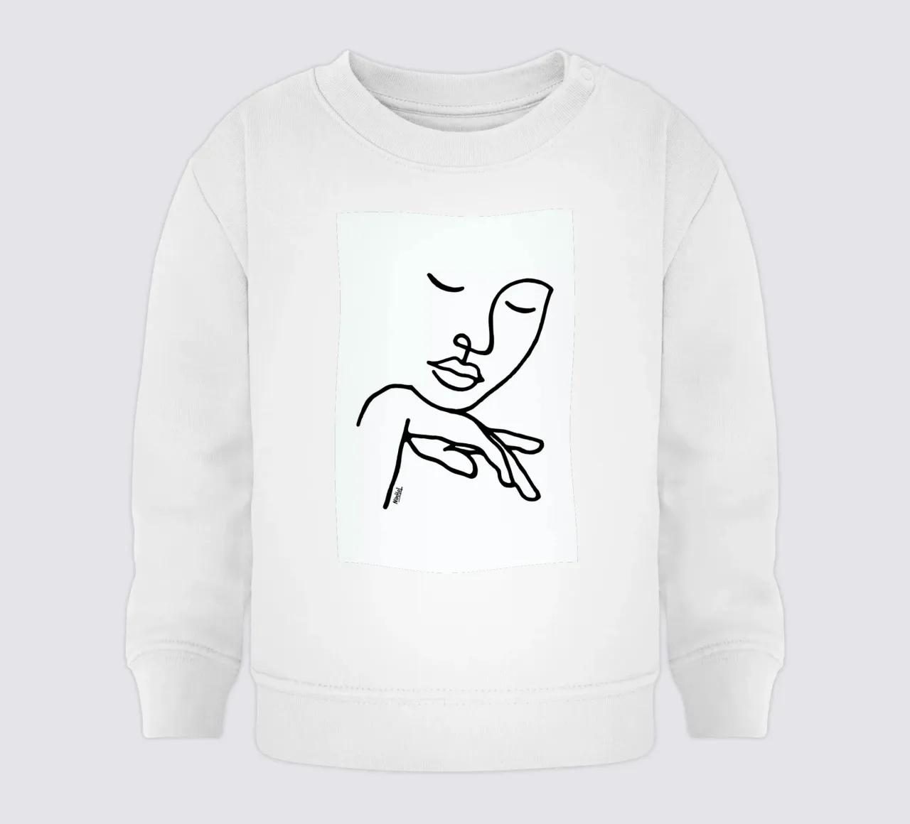 Calm Down felpa neonato da Ninhol