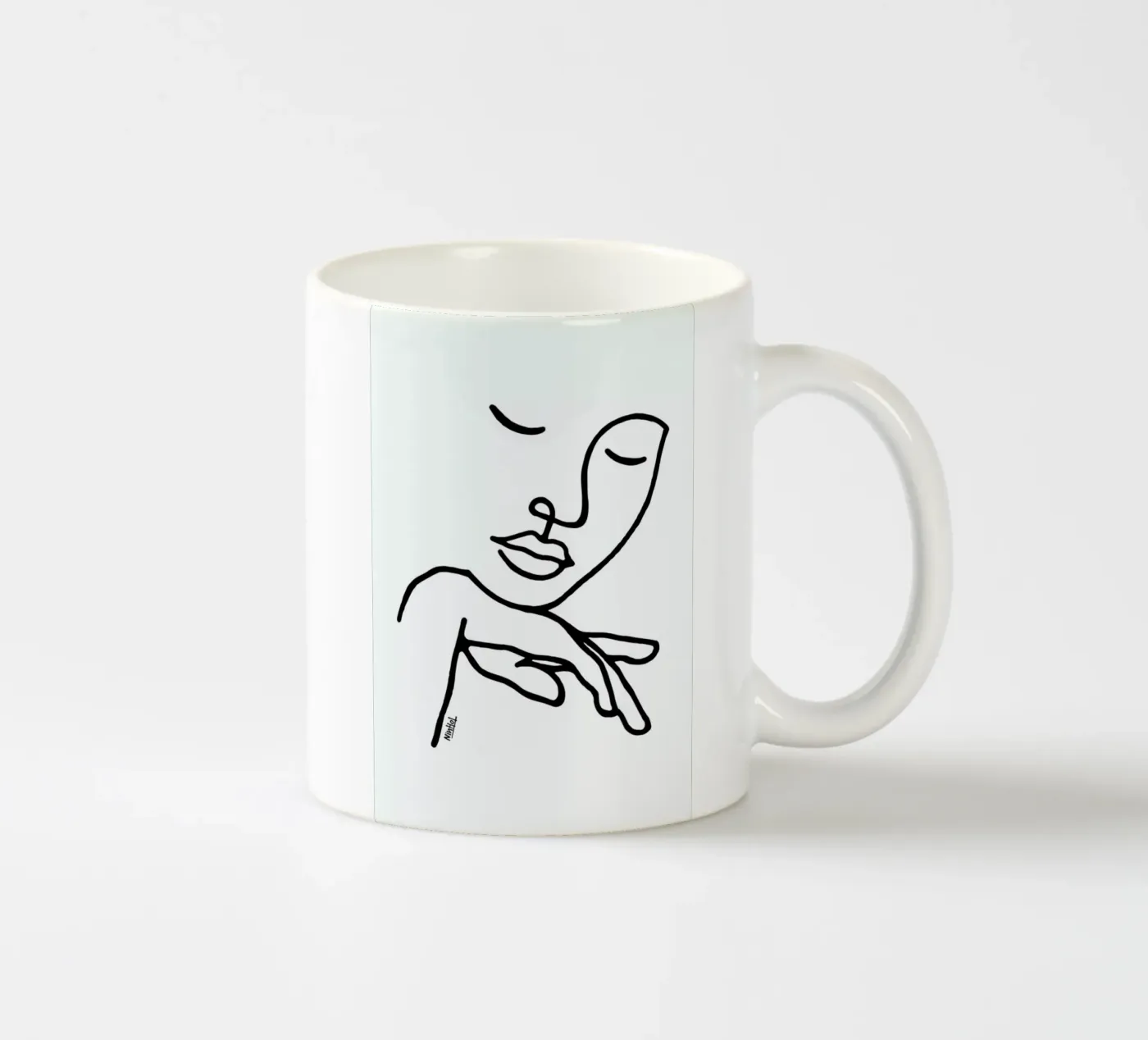 Calm Down ceramic mug by Ninhol