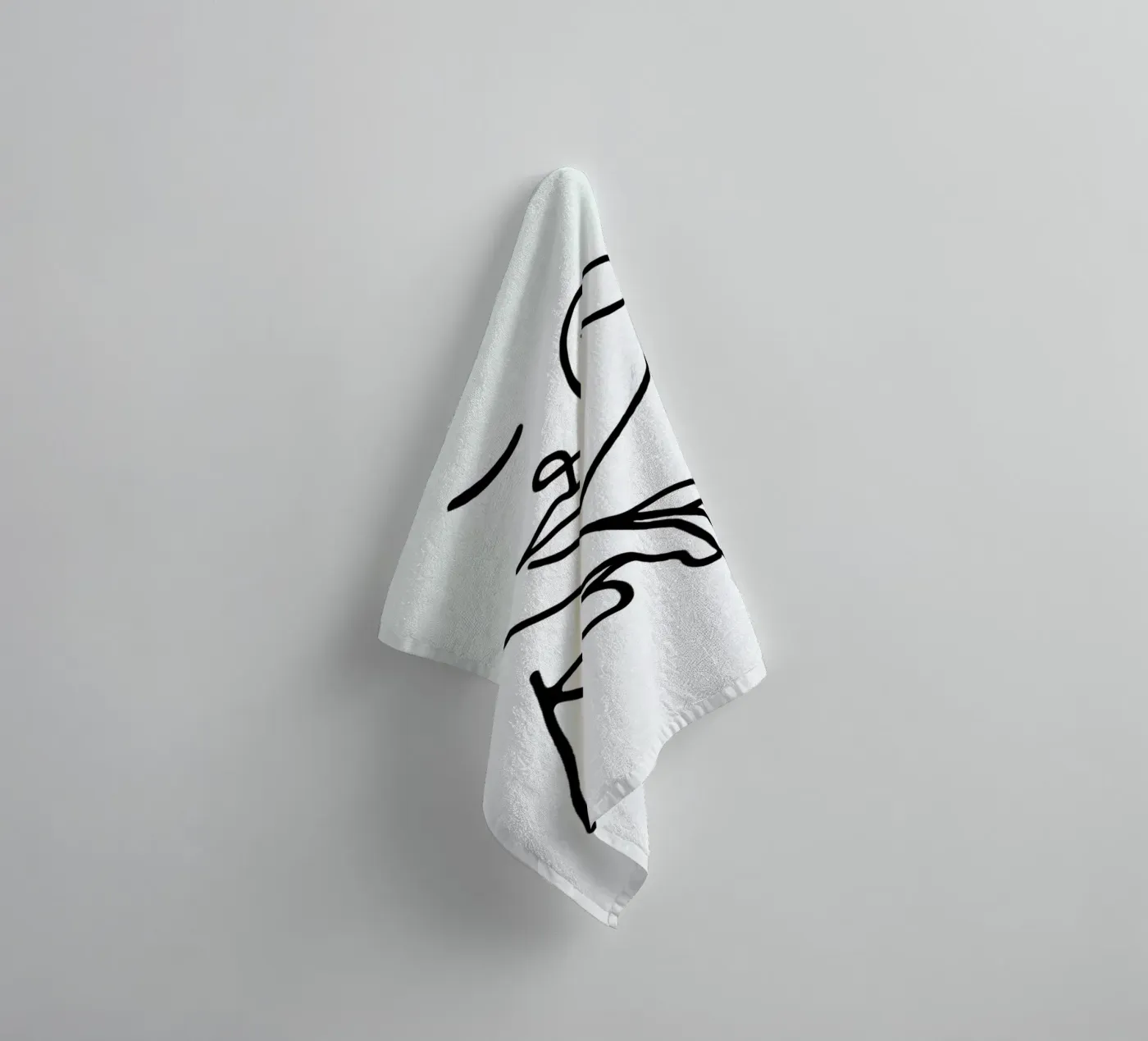 Calm Down badhanddoek van Ninhol