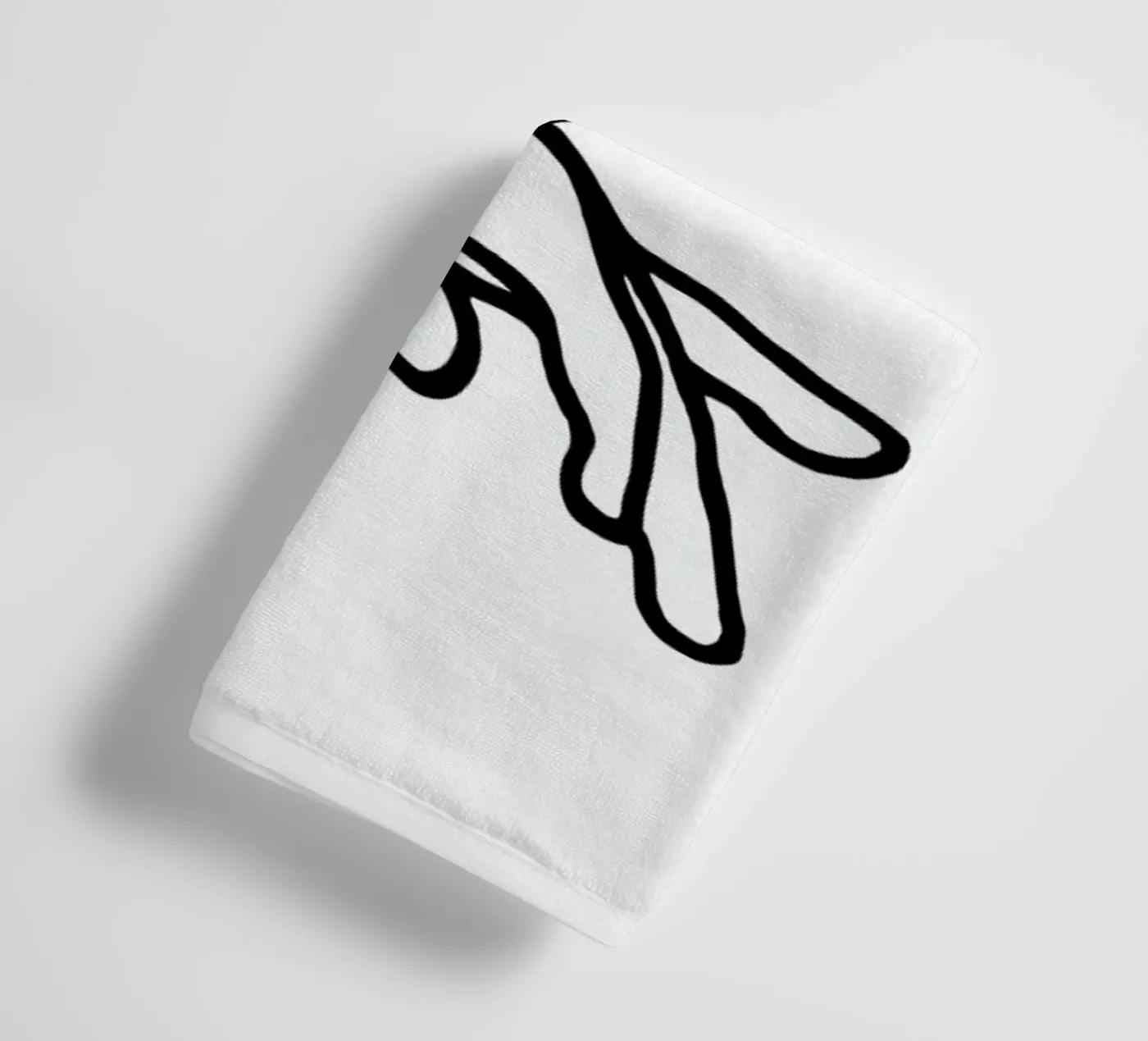 Calm Down badhanddoek van Ninhol