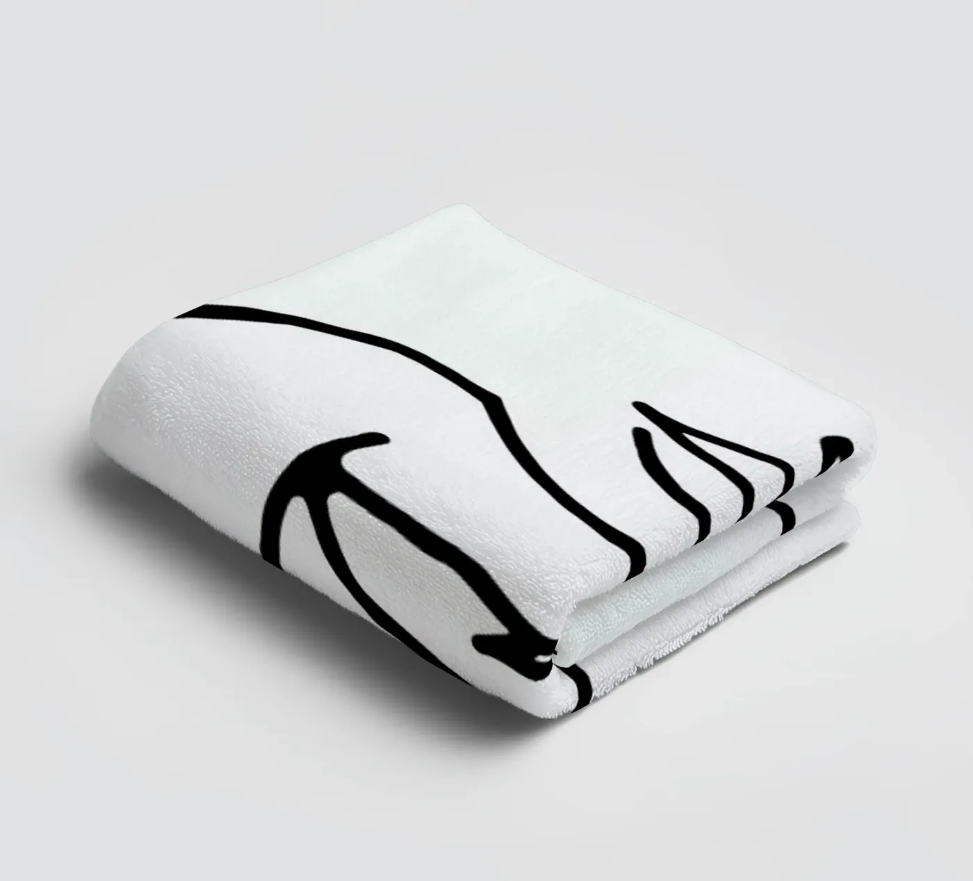Calm Down towel by Ninhol