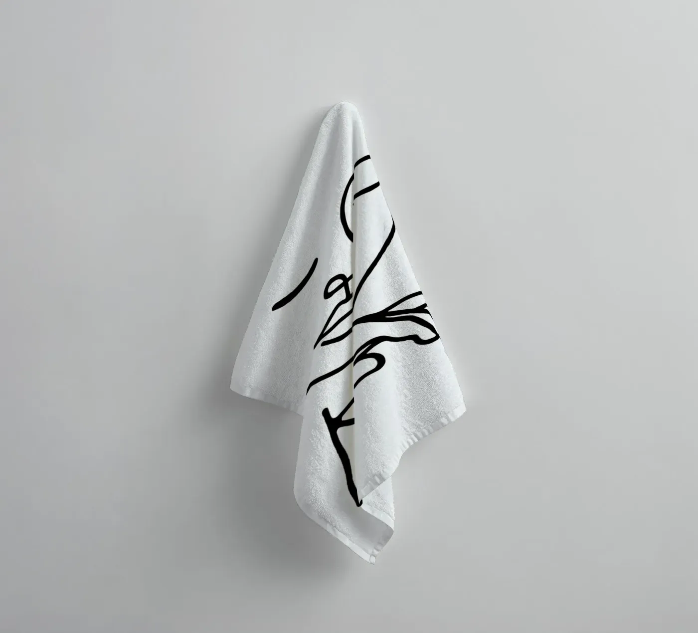 Calm Down badhanddoek van Ninhol