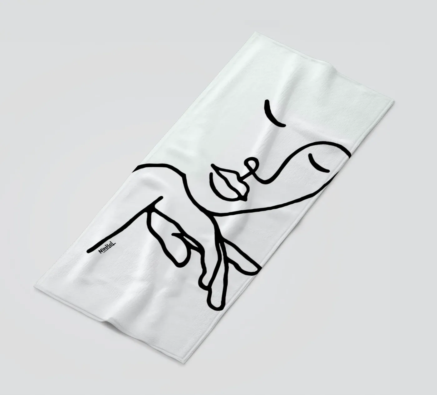 Calm Down strandhanddoek van Ninhol
