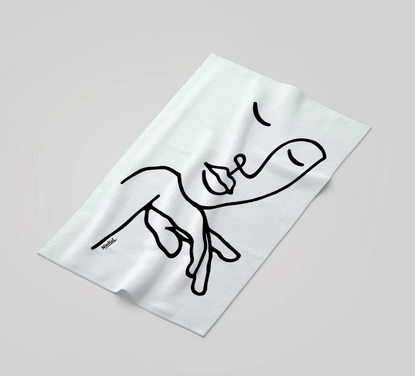 Calm Down strandhanddoek van Ninhol