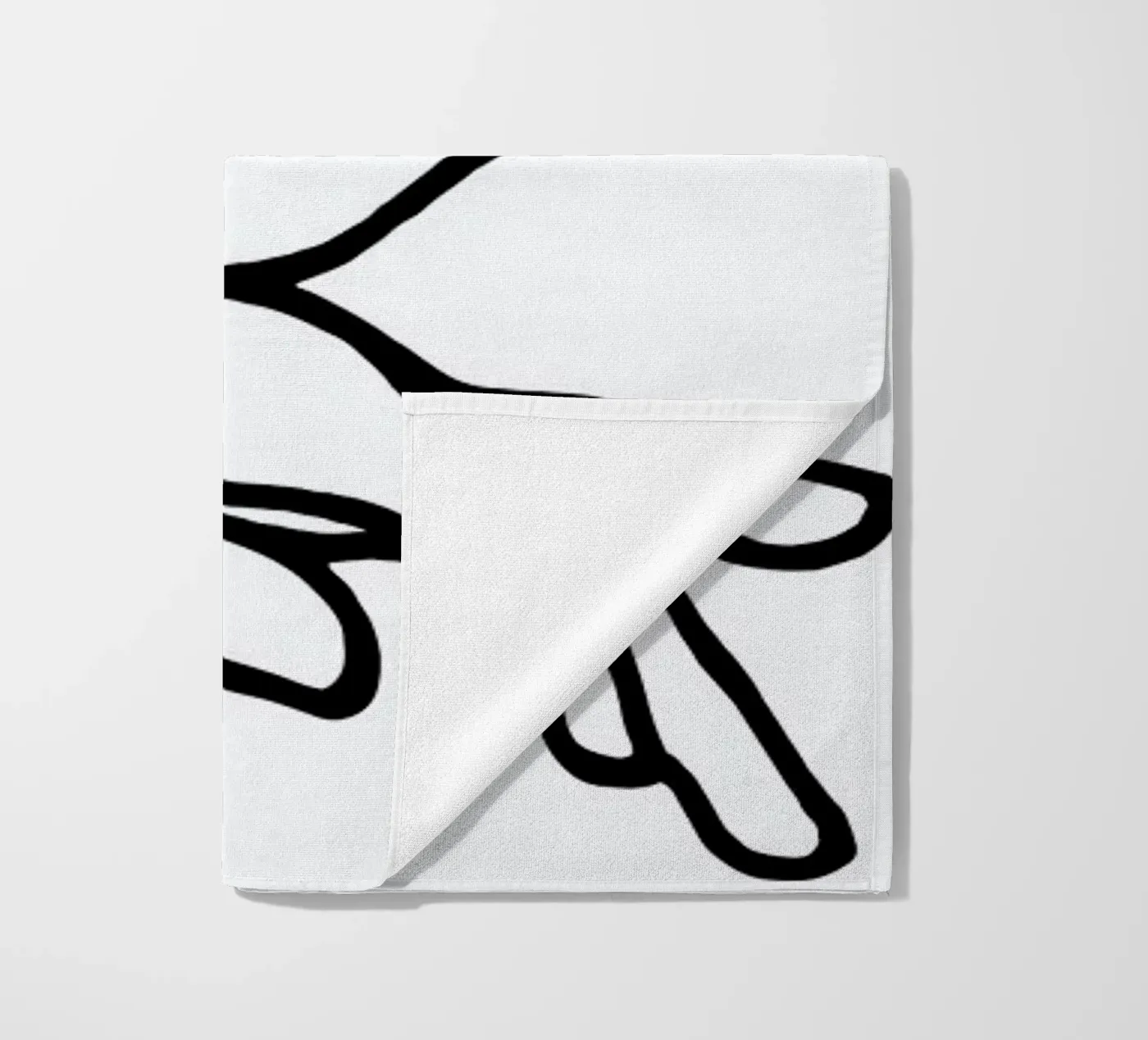 Calm Down beach towel by Ninhol