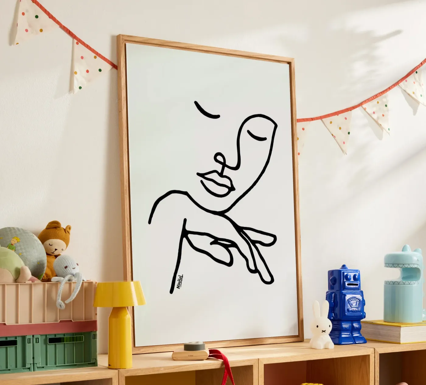 Calm Down Acryl-Glas von Ninhol