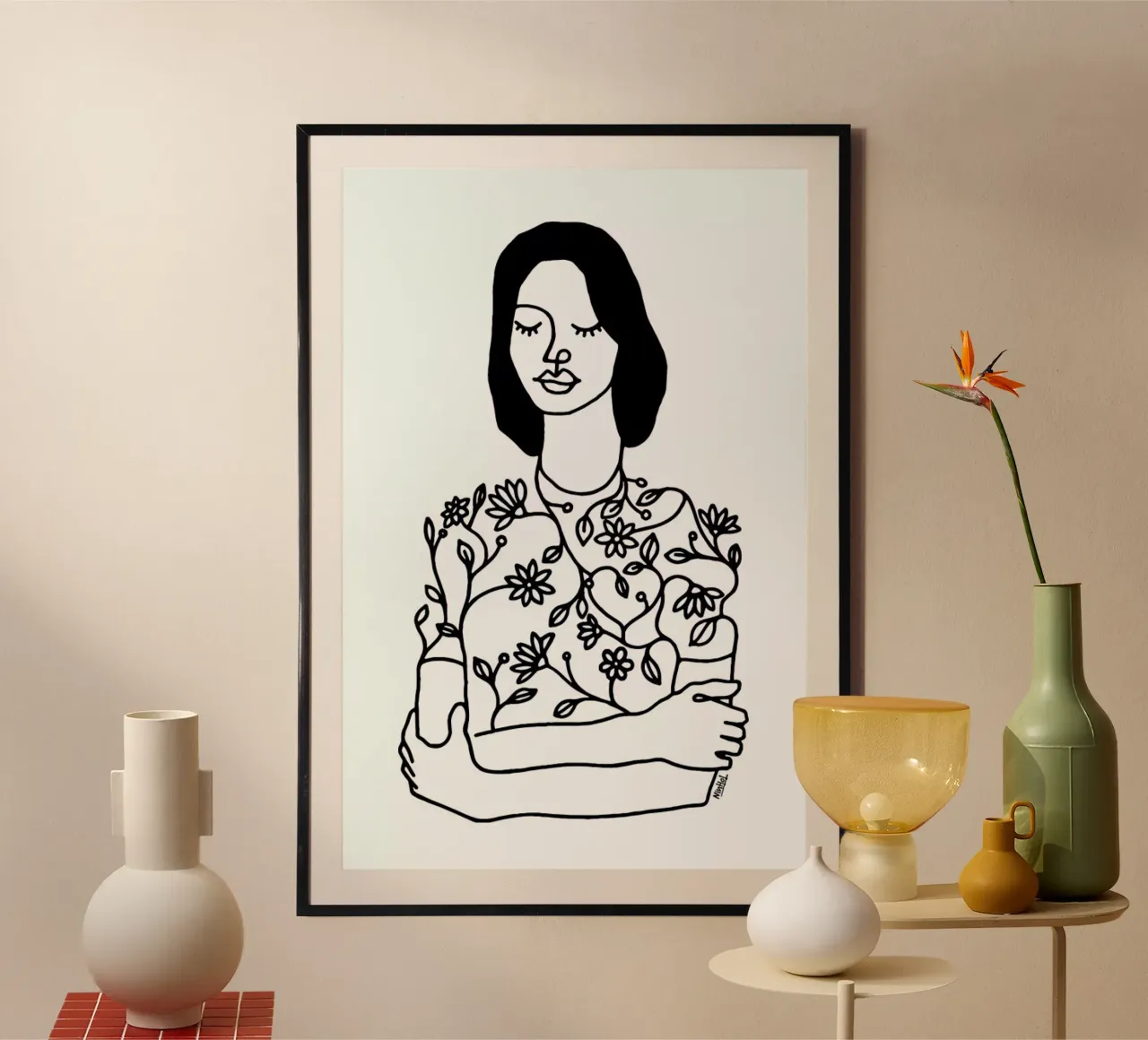 Dressing Flowers poster da Ninhol