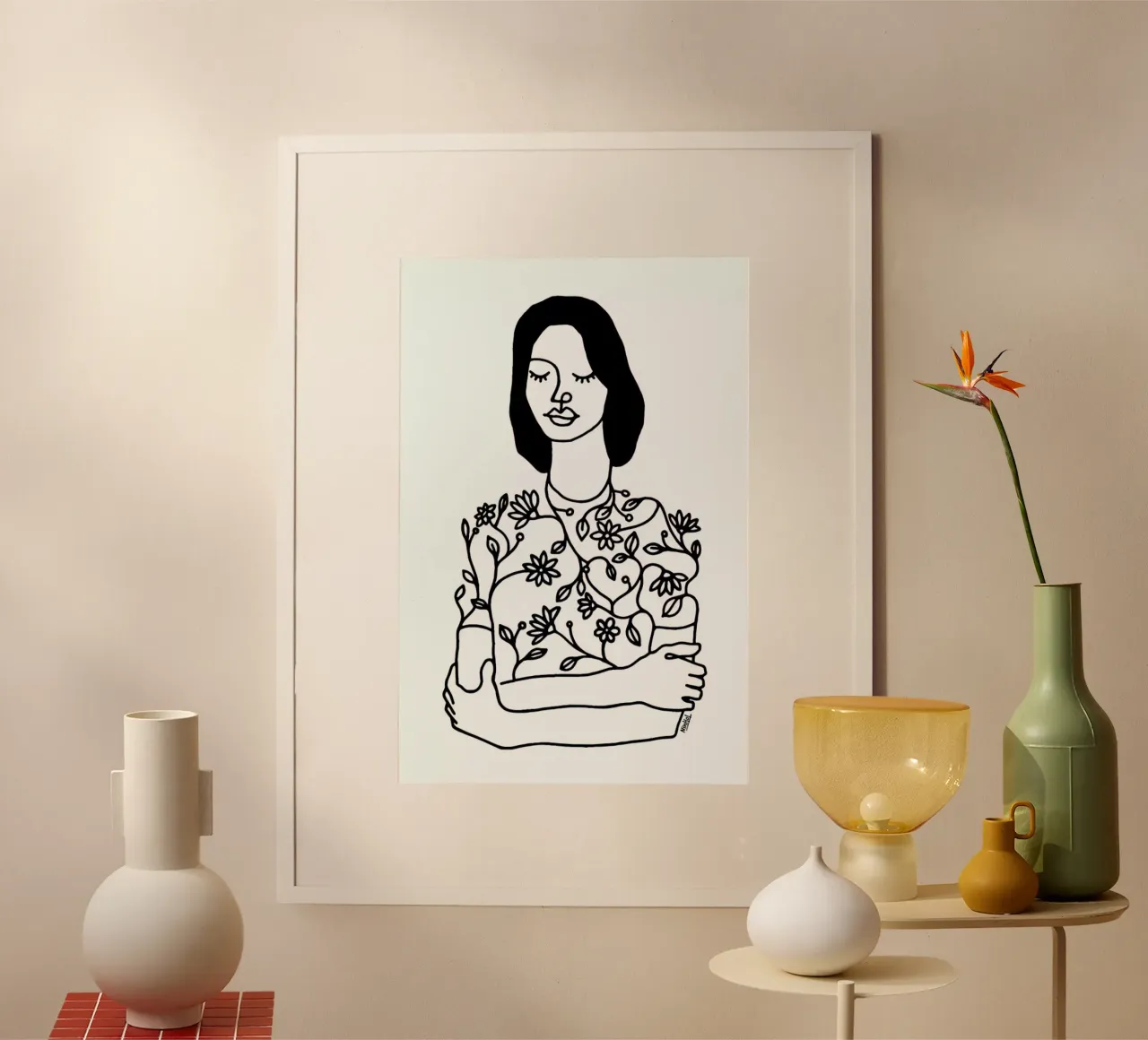 Dressing Flowers poster da Ninhol