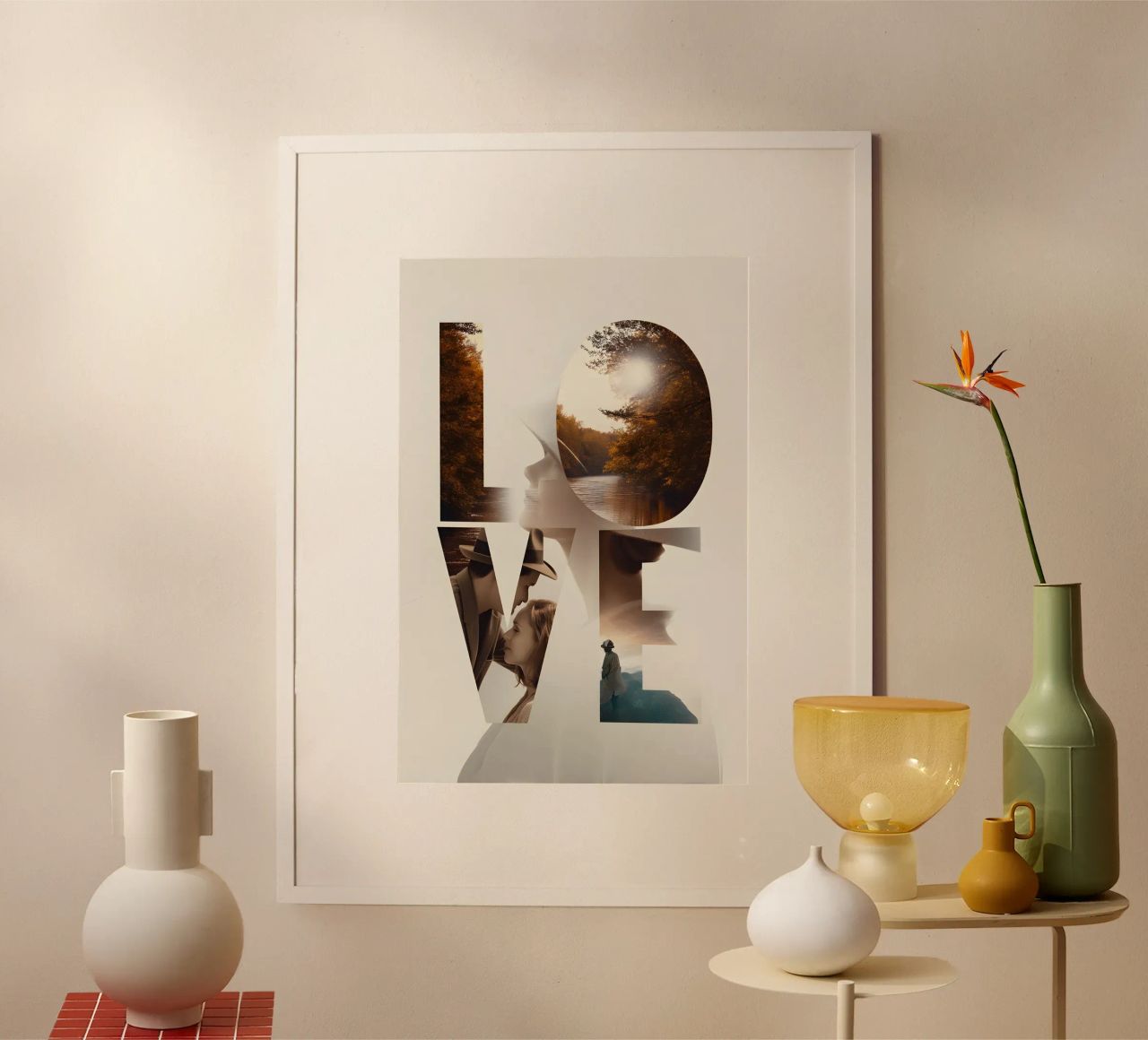 Love #1 Poster von M-Ulrich-Digital Art