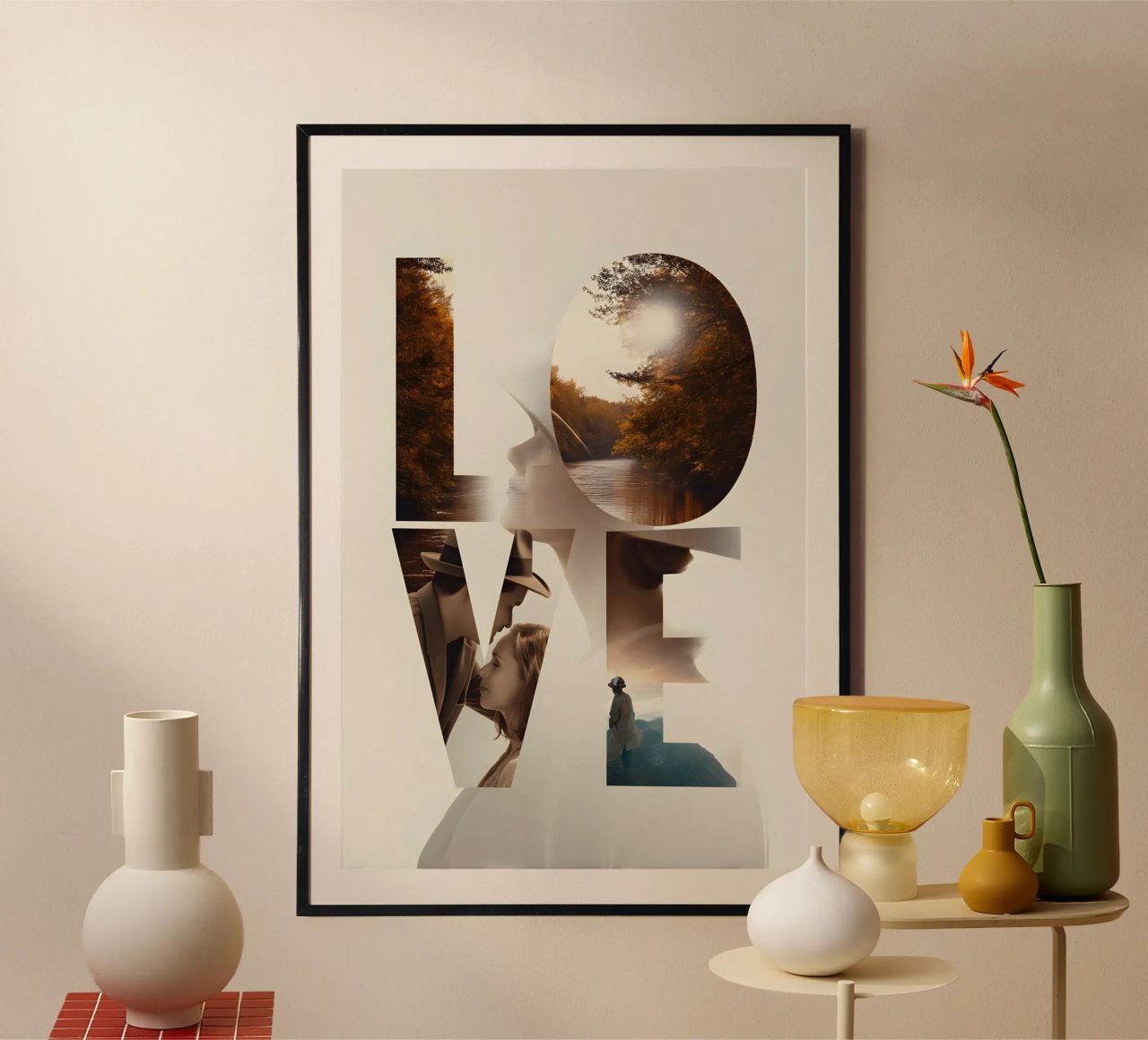 Love #1 Poster von M-Ulrich-Digital Art