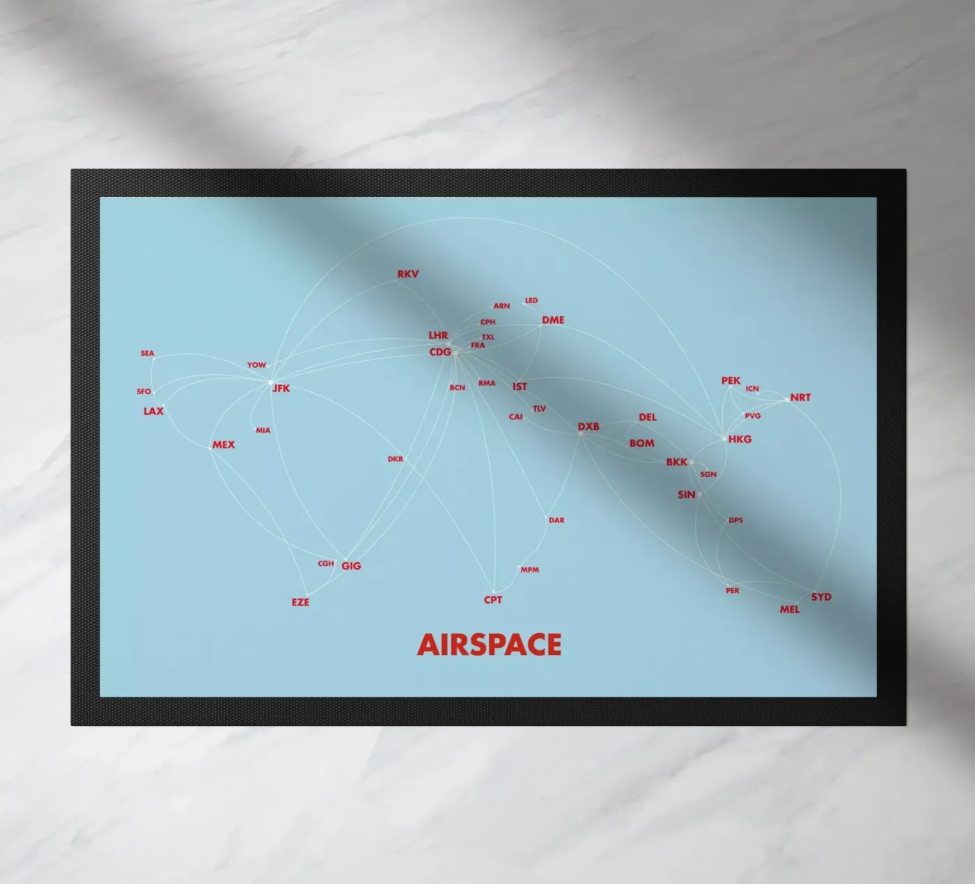 Airspace Map Blue zerbino da Marc Schulthess