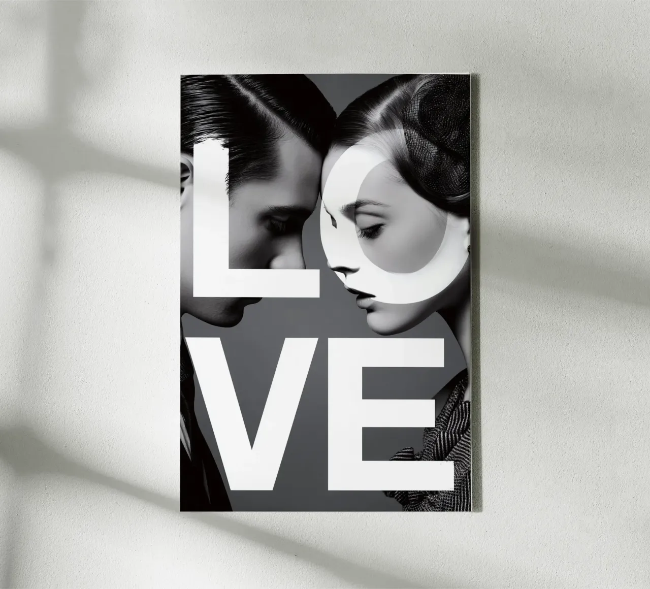 Love #2 tela con Cornice a cassetta da M-Ulrich-Digital Art