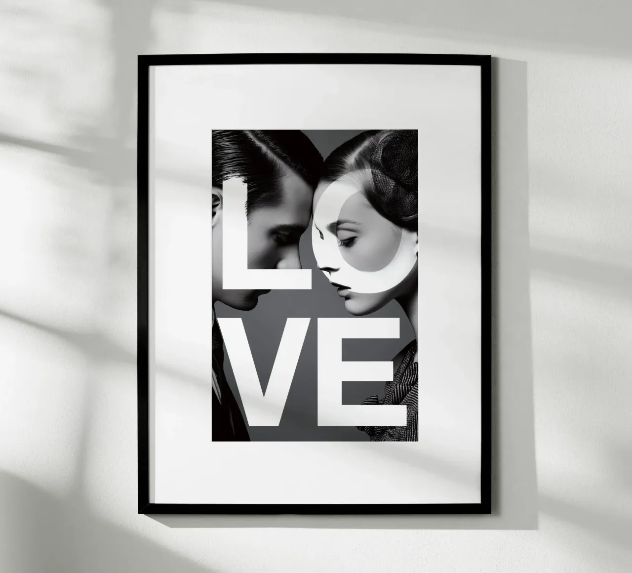 Love #2 poster con telaio in alluminio da M-Ulrich-Digital Art