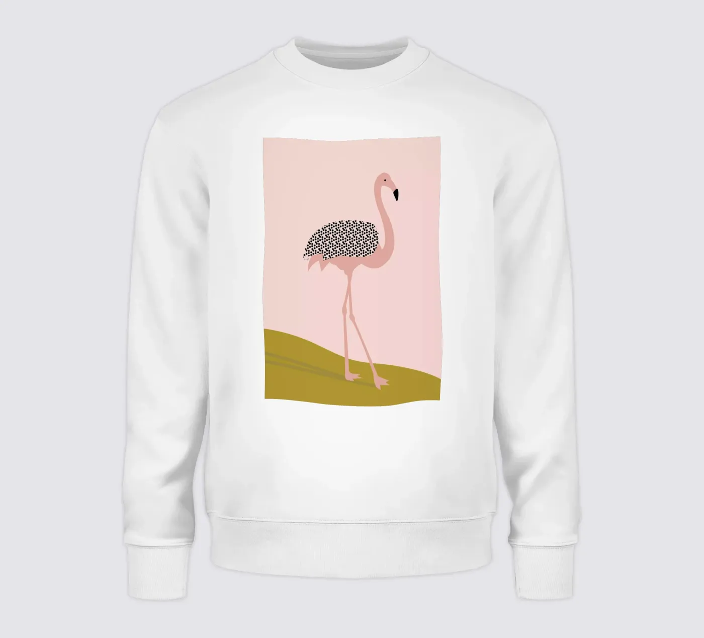 Flamingo felpa da Linda Gobeta