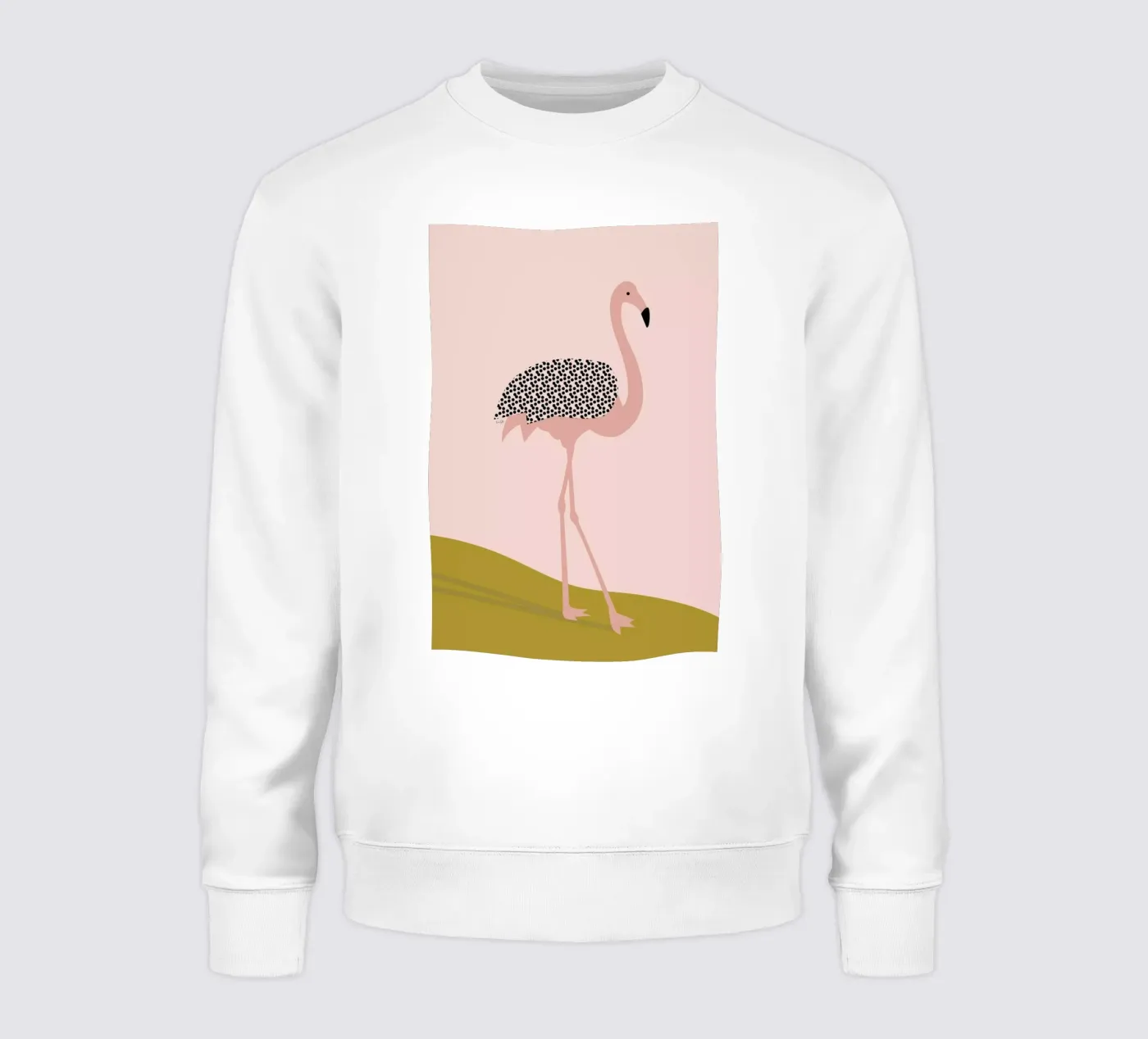Flamingo felpa da Linda Gobeta