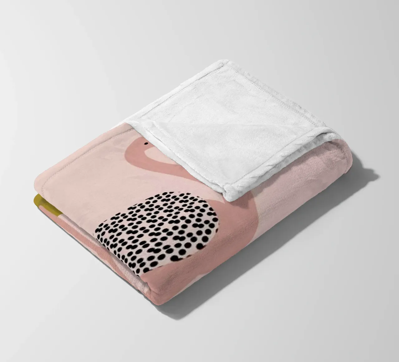 Flamingo coperta in pile da Linda Gobeta