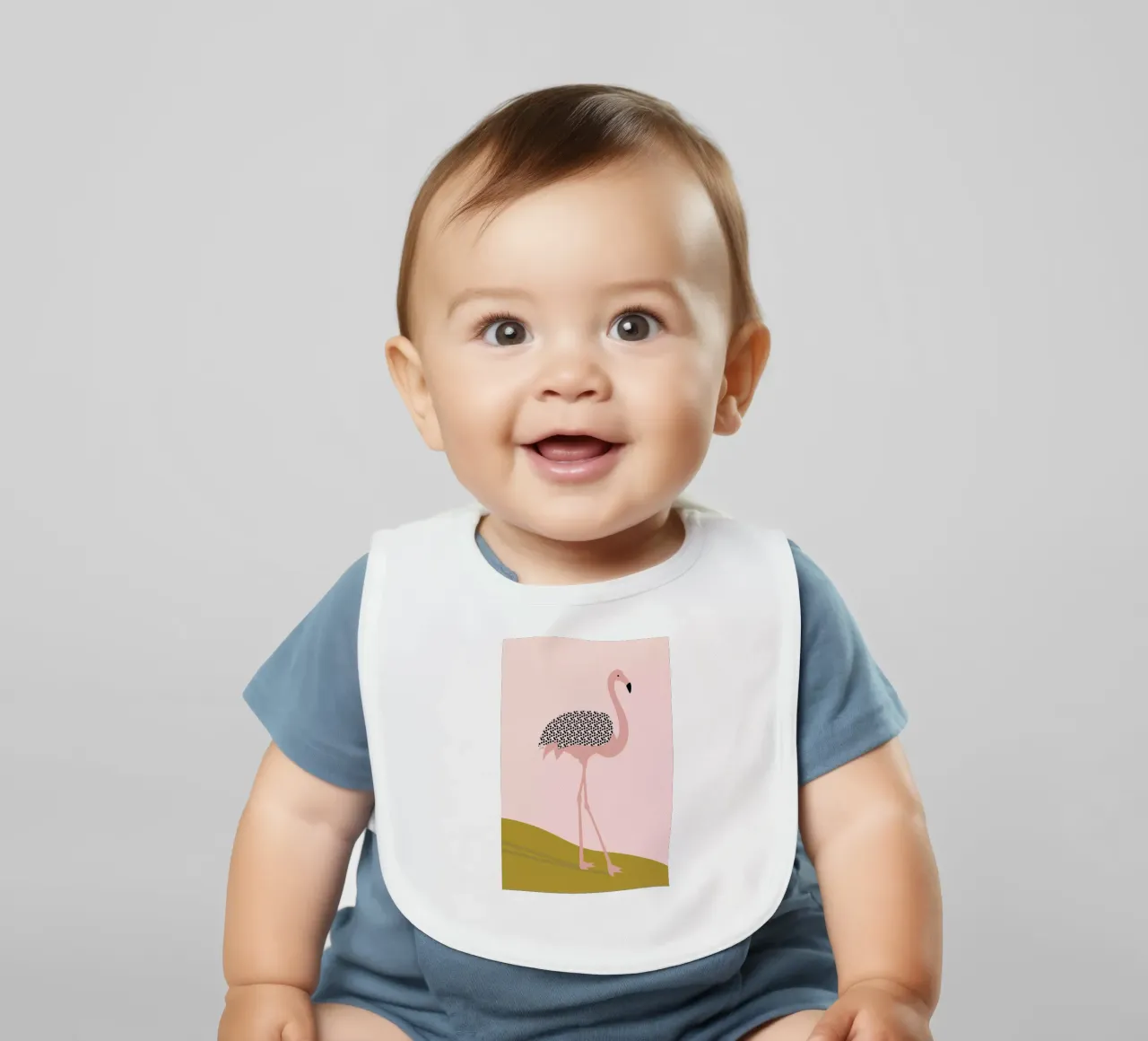 Flamingo bavaglino da Linda Gobeta