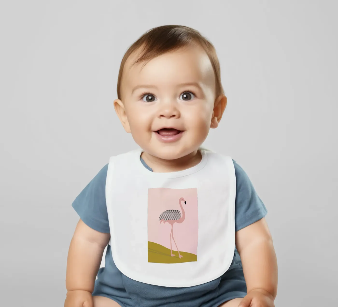 Flamingo bavaglino da Linda Gobeta