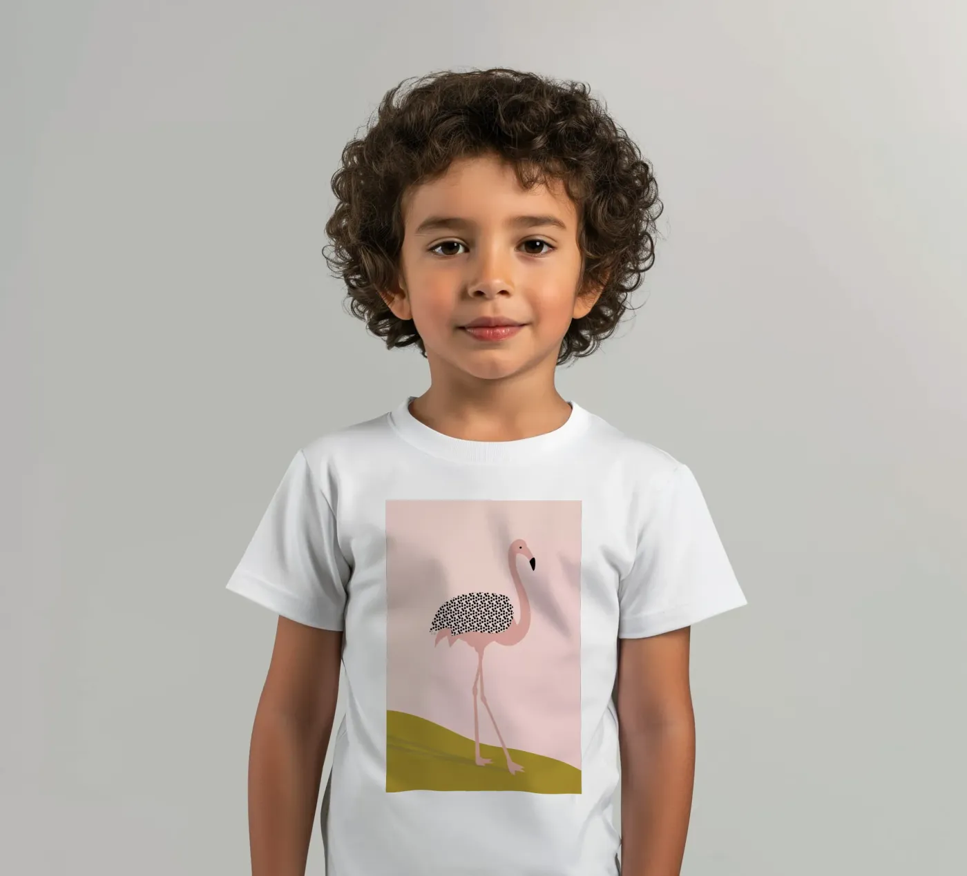 Flamingo t-shirt bambini da Linda Gobeta