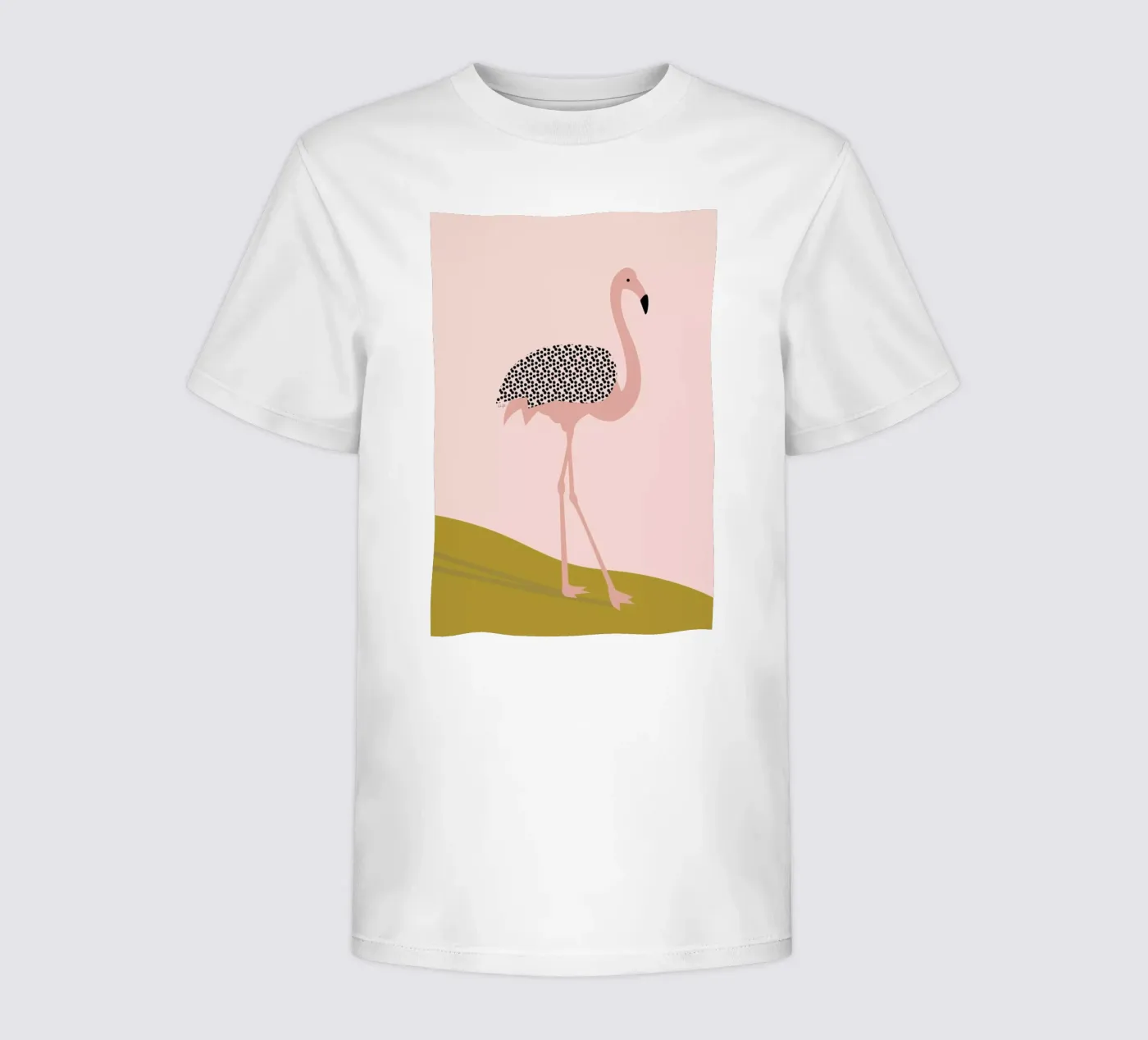 Flamingo kinder t-shirt van Linda Gobeta