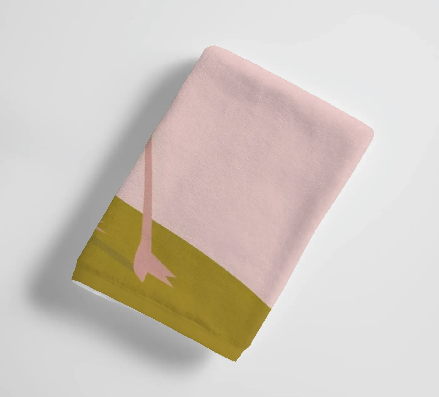 Flamingo badhanddoek van Linda Gobeta