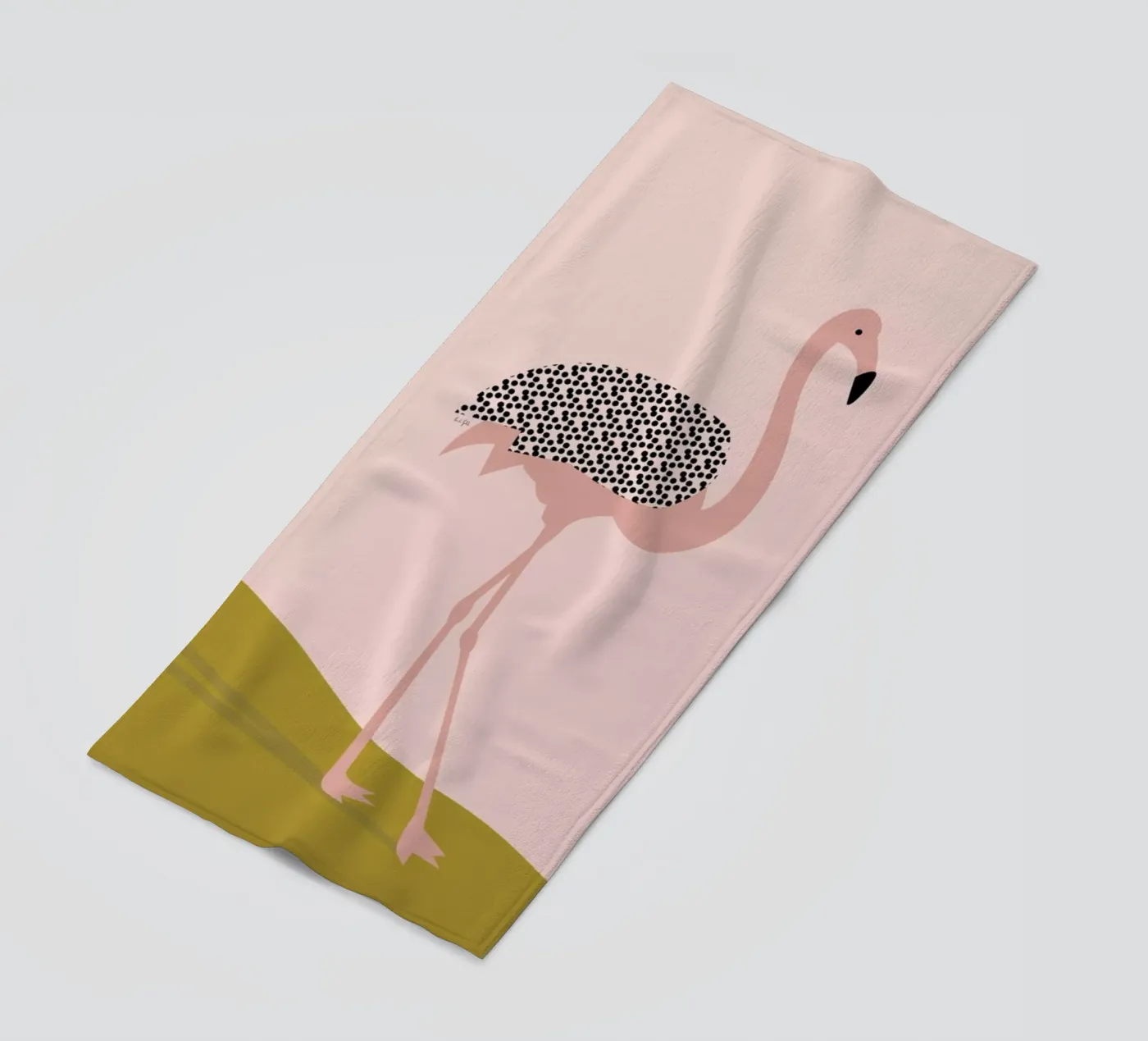 Flamingo telo mare da Linda Gobeta