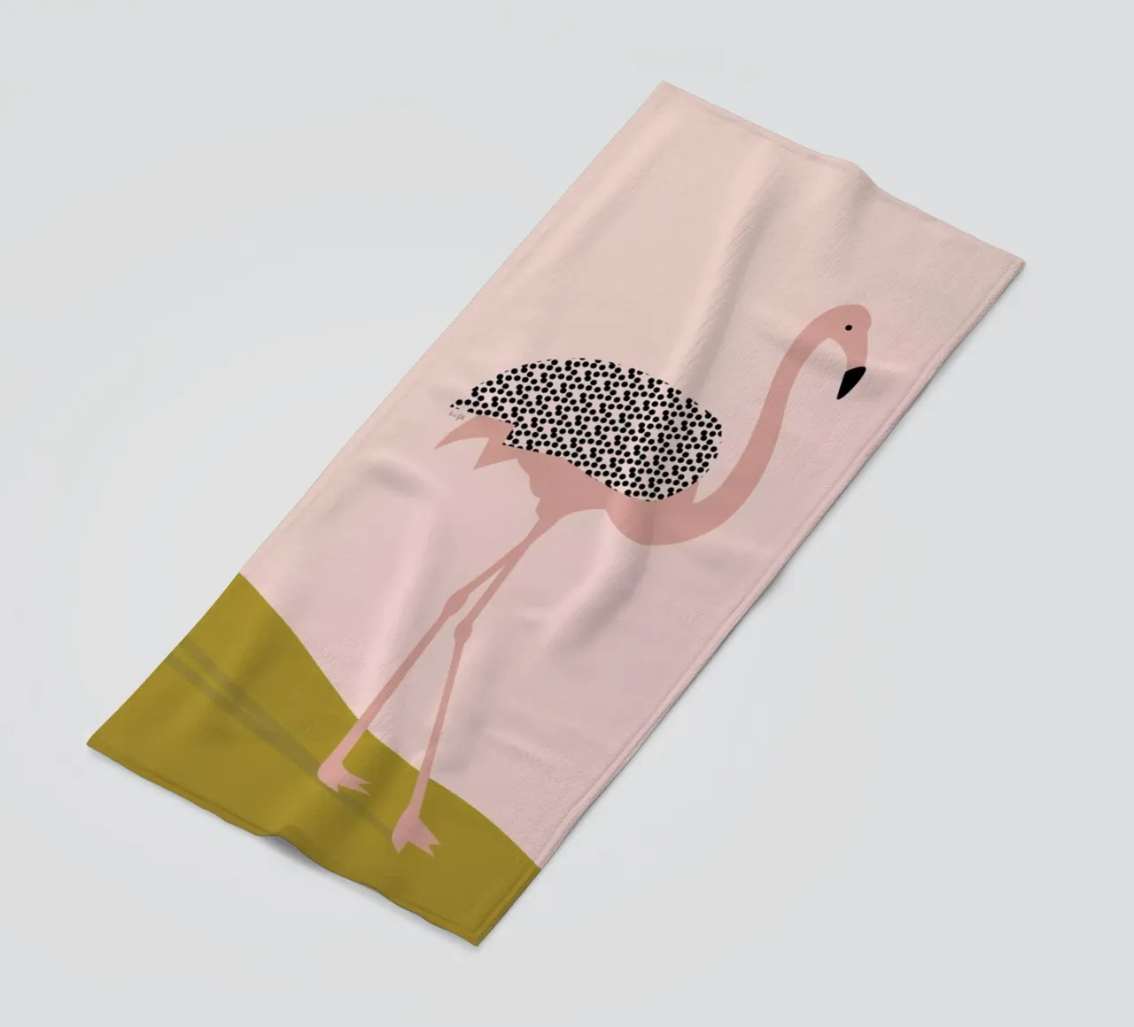 Flamingo telo mare da Linda Gobeta